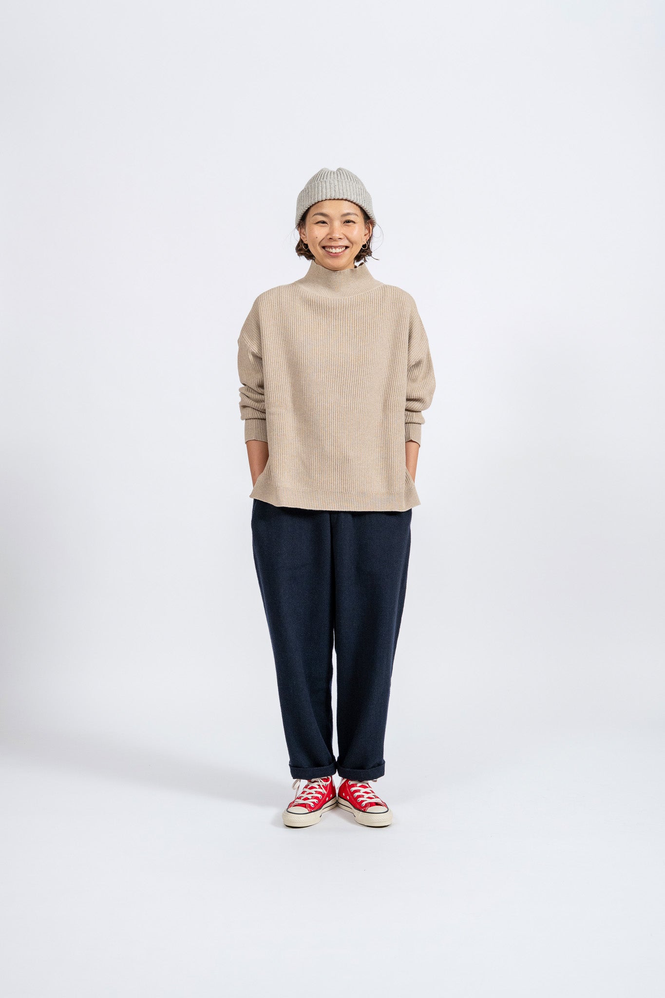WOOL Easy Pants - NVY