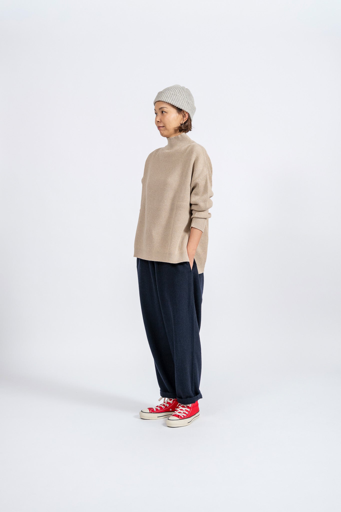 WOOL Easy Pants - NVY