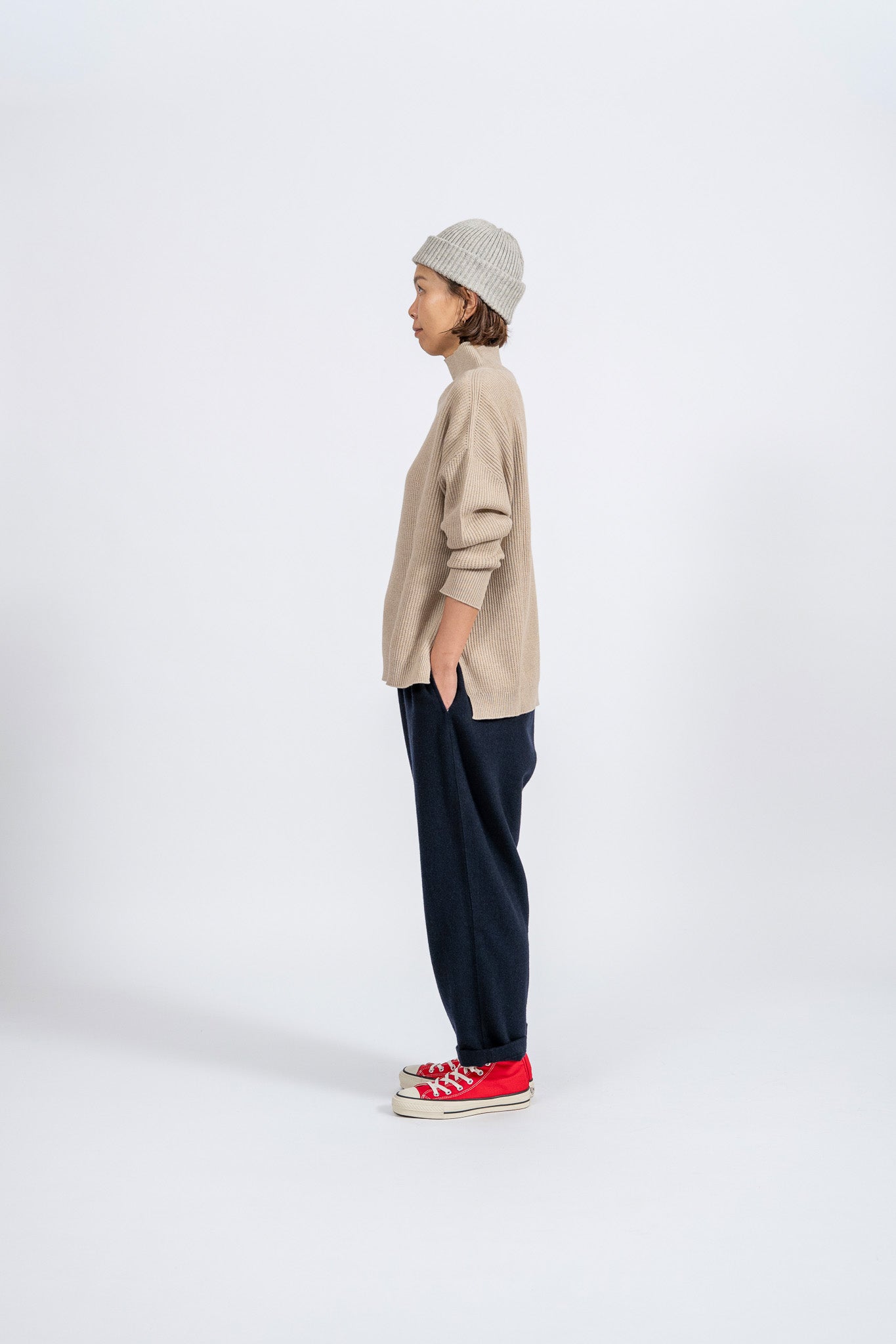 WOOL Easy Pants - NVY