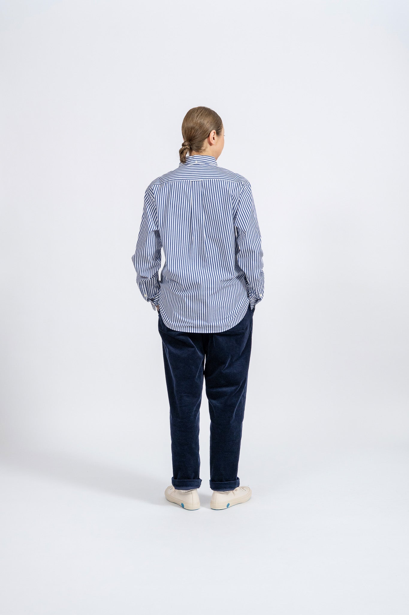 Corduroy Easy Pants - NVY