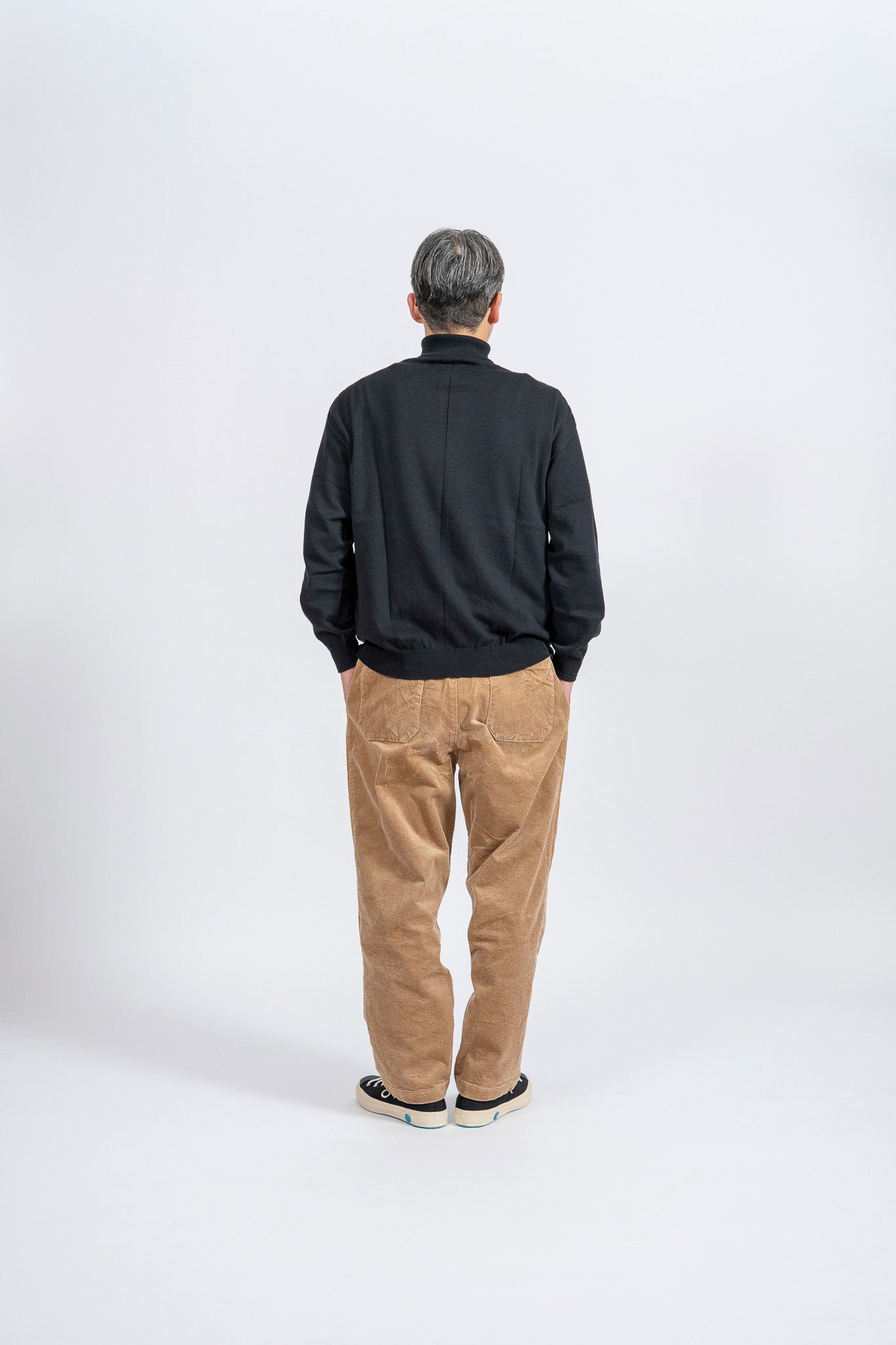 Cotton Turtleneck knit - BLK