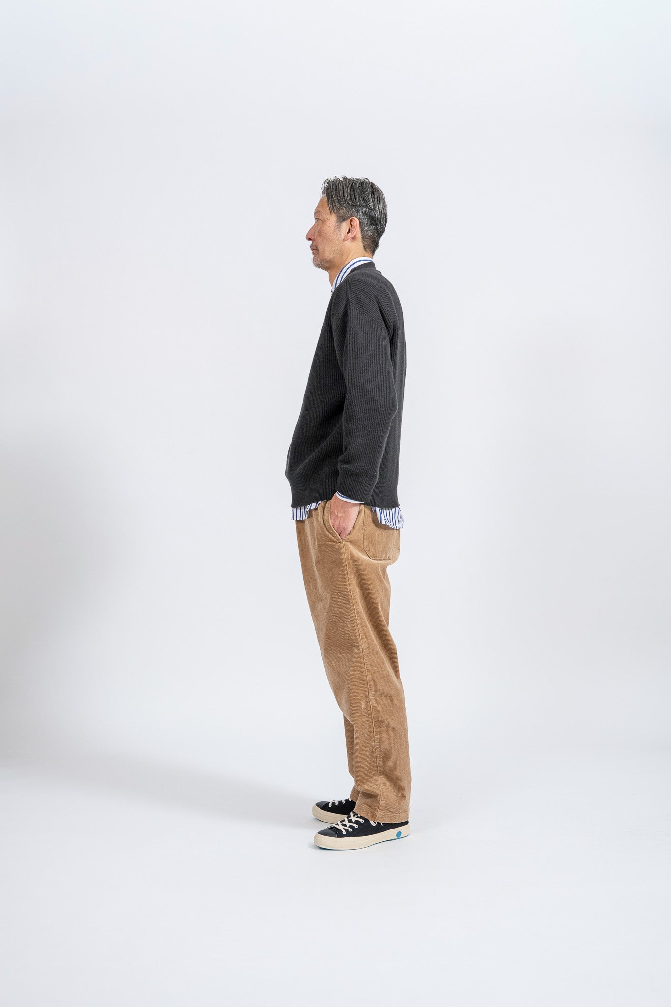 Corduroy Easy Pants - CAM