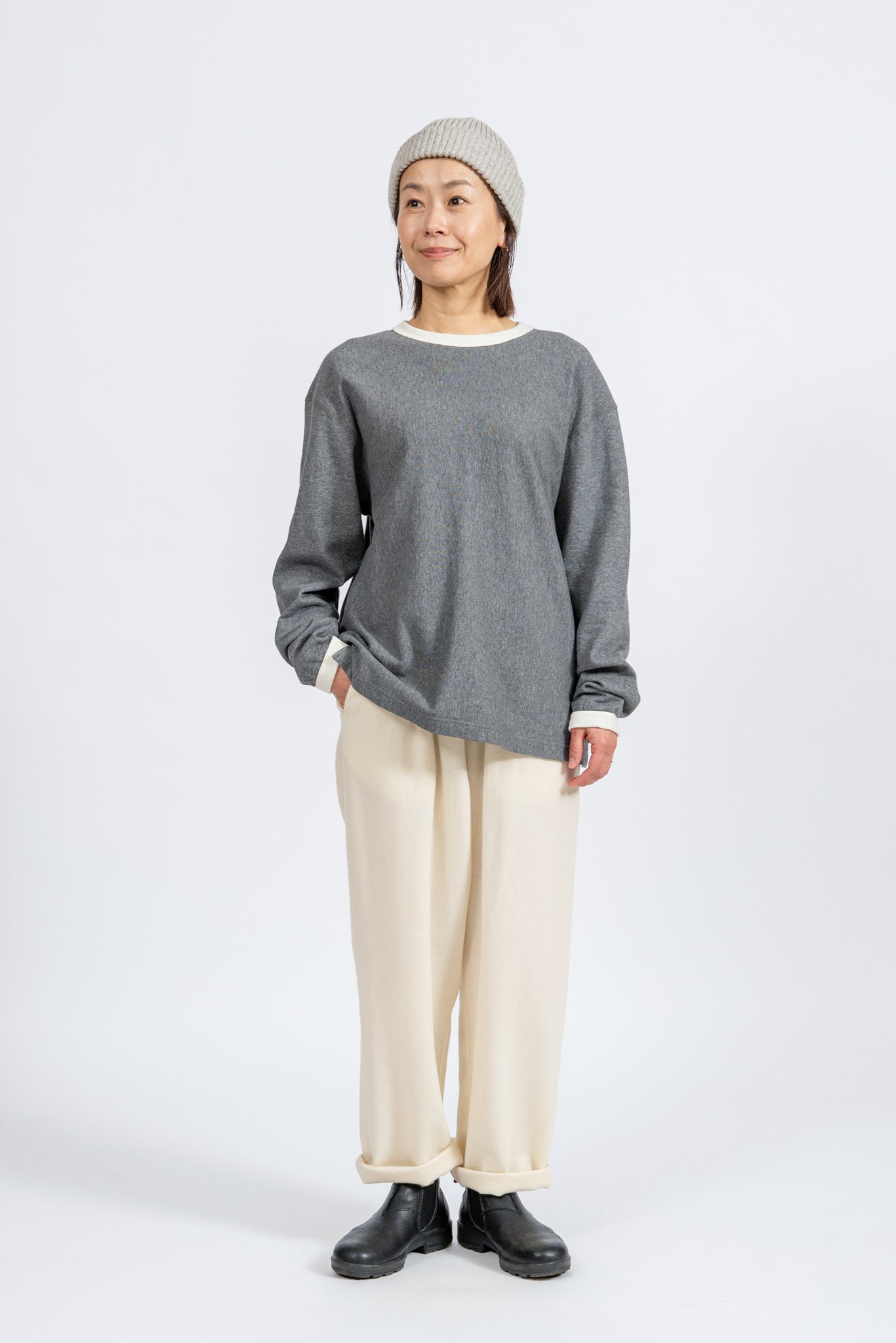 161cm / GRY / S