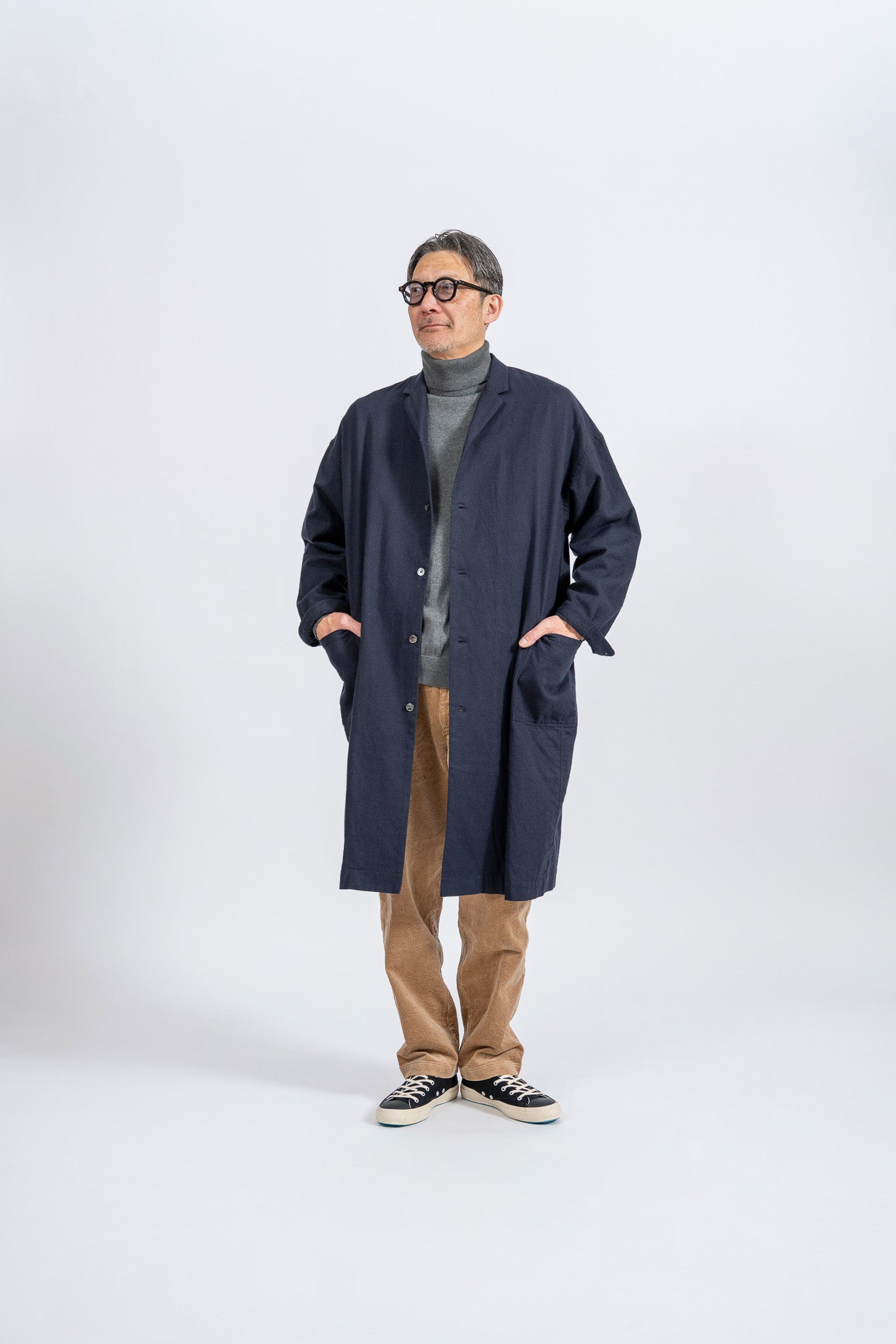 French Shop Coat -Viyella - NVY