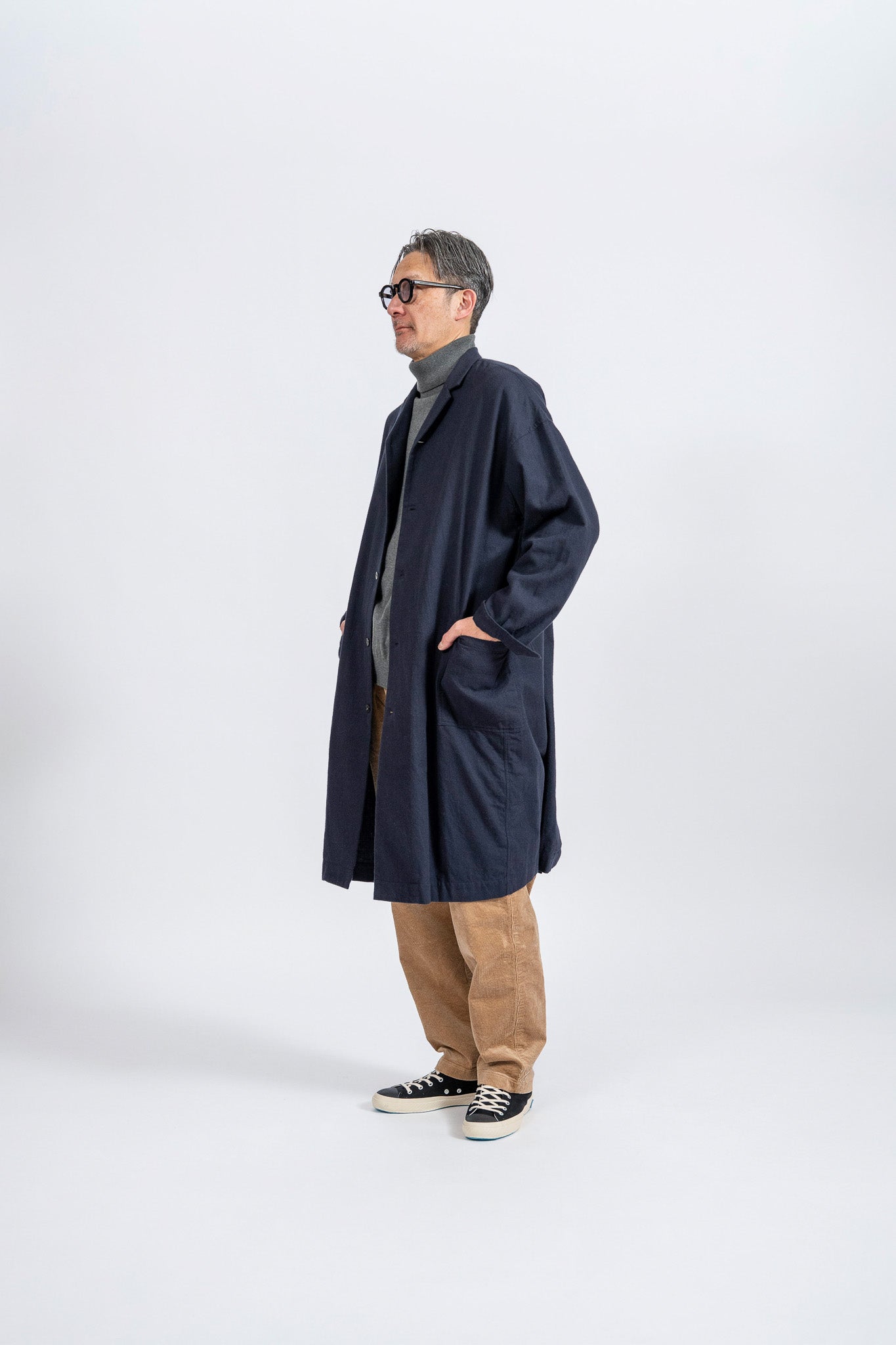 French Shop Coat -Viyella - NVY