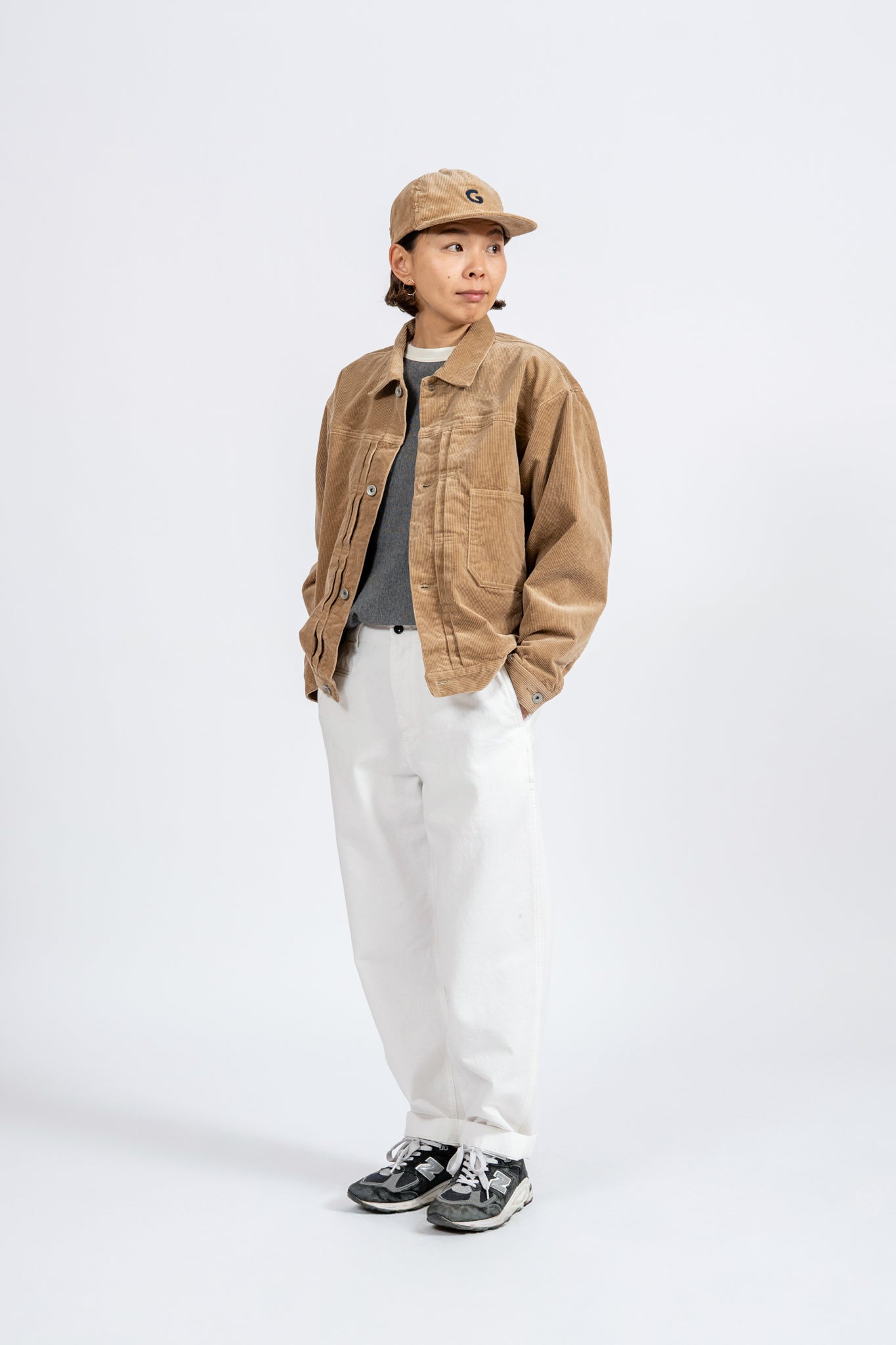 Wide Chino Pants -FW - GRY