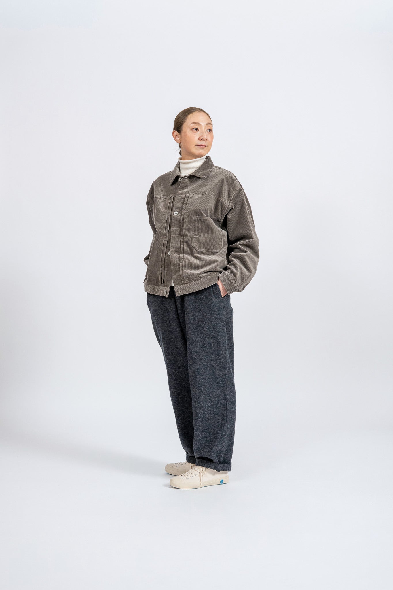 Corduroy 1st Jacket - GRY