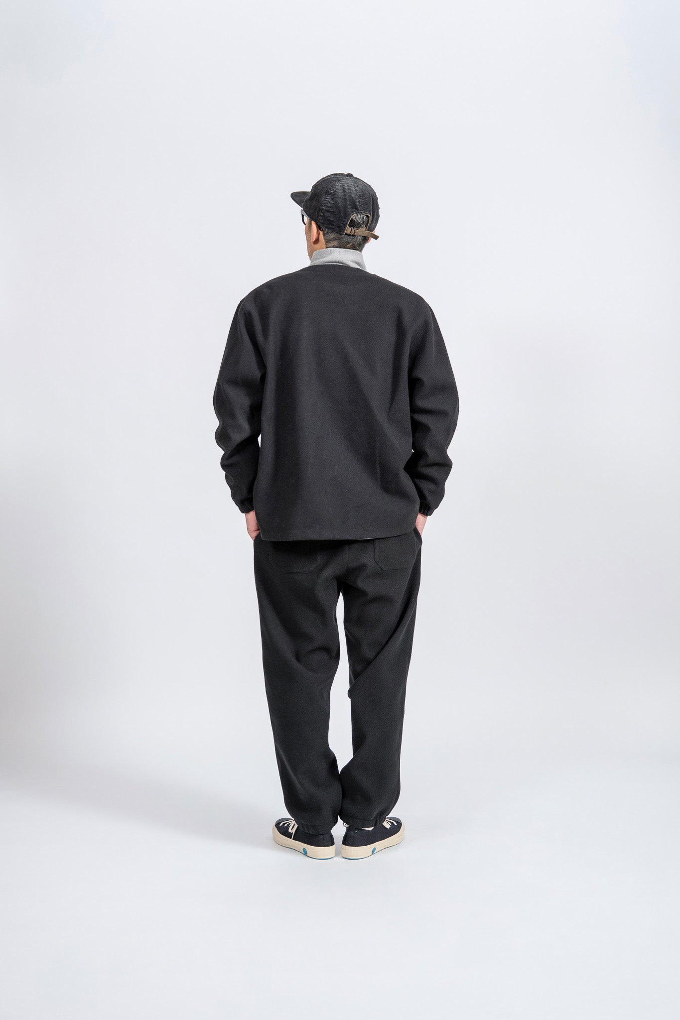 Melton Cardigan - BLK