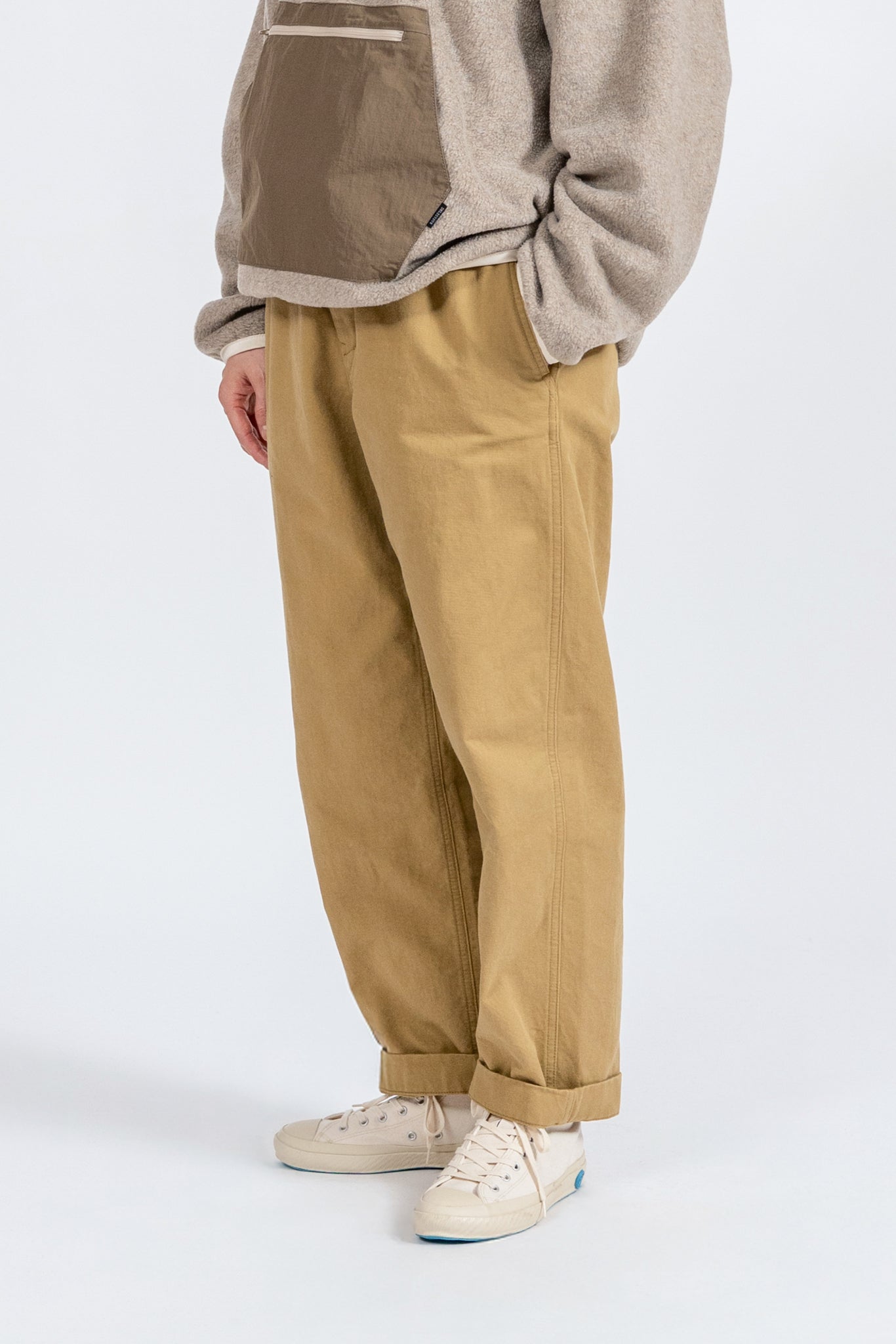 Wide Chino Pants -FW - BEG
