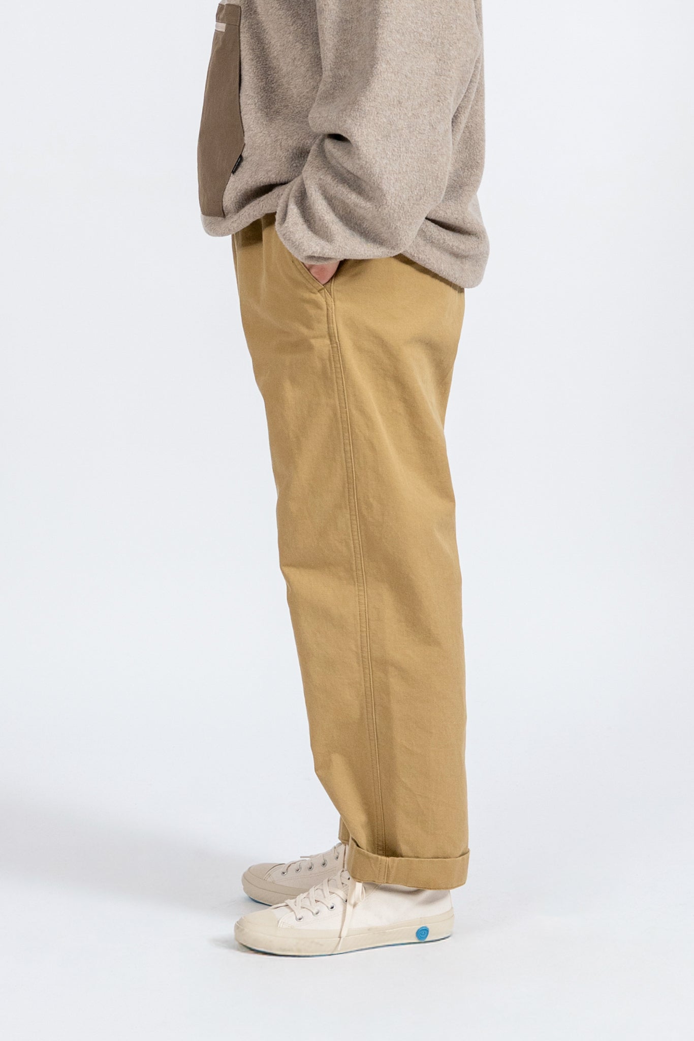 Wide Chino Pants -FW - BEG