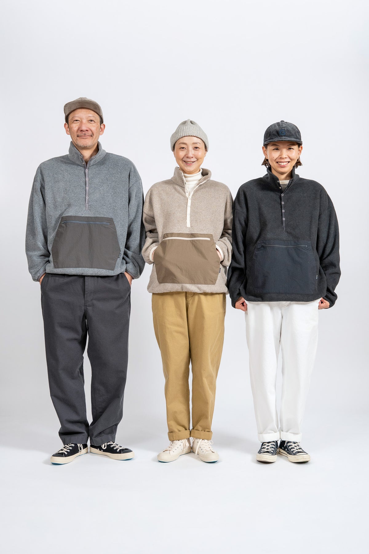 Fleece Snap Pullover - BLK - JAMES & CO. 鎌倉 公式サイト