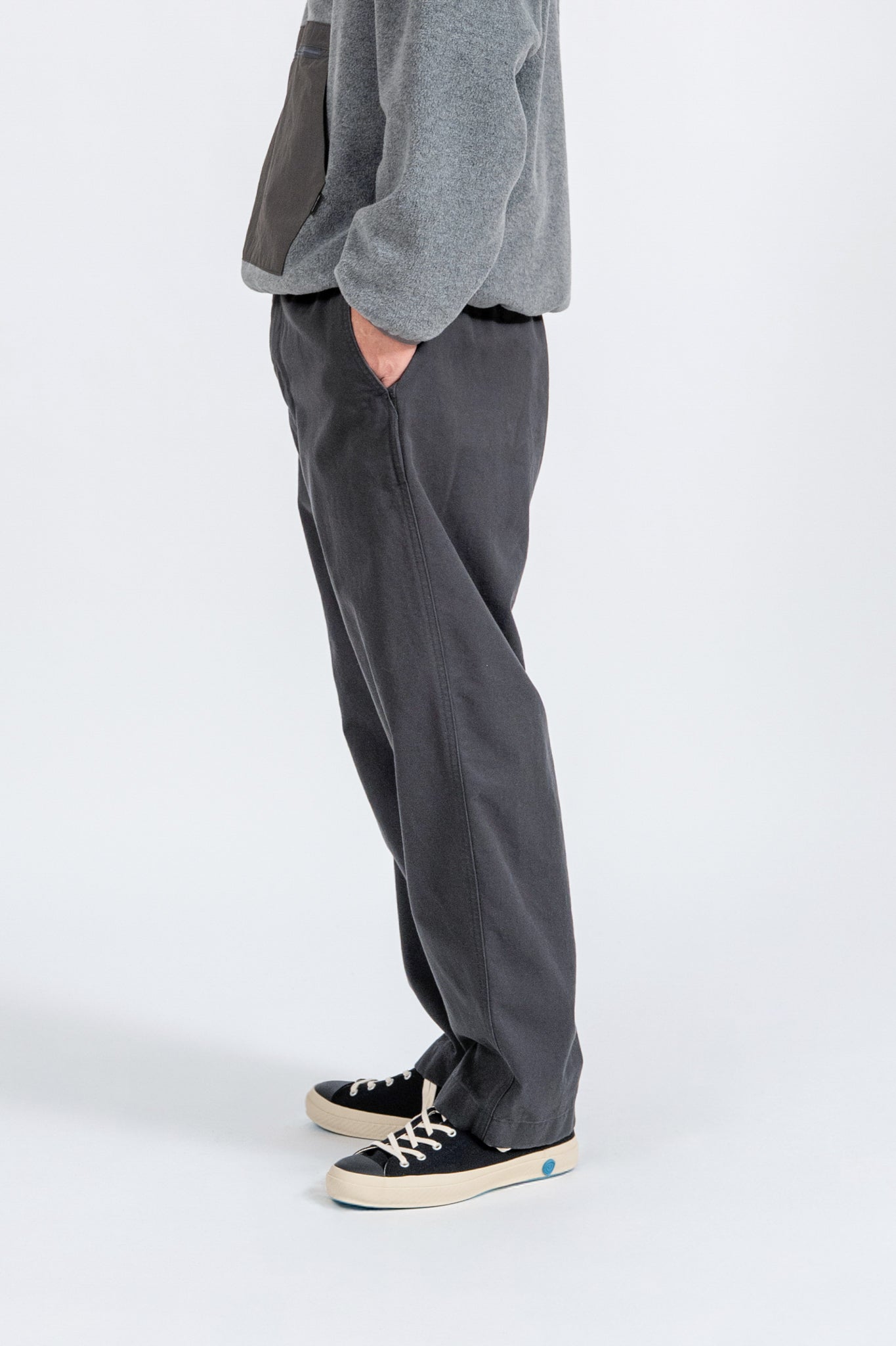 Wide Chino Pants -FW - GRY