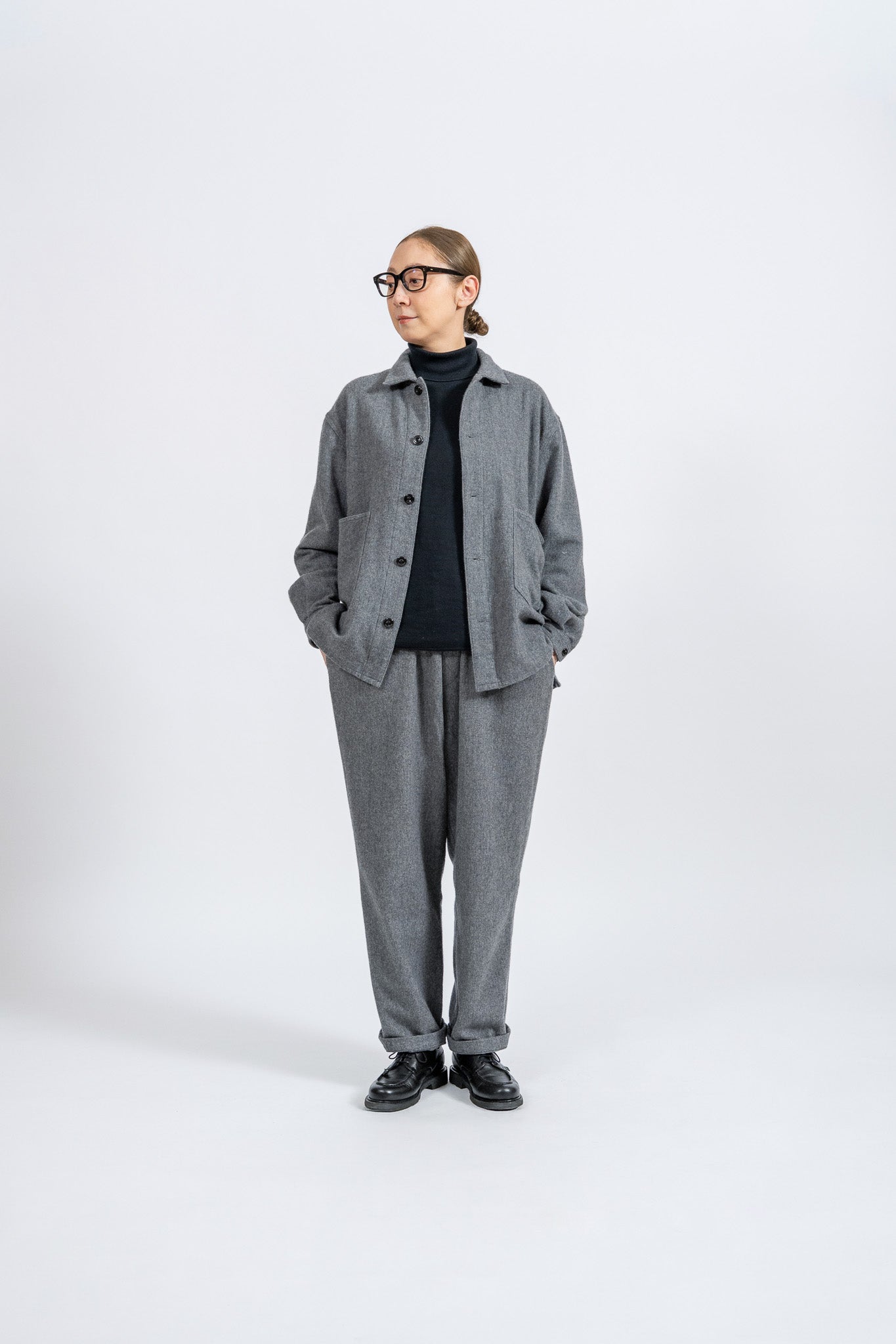 WOOL Easy Pants - GRY