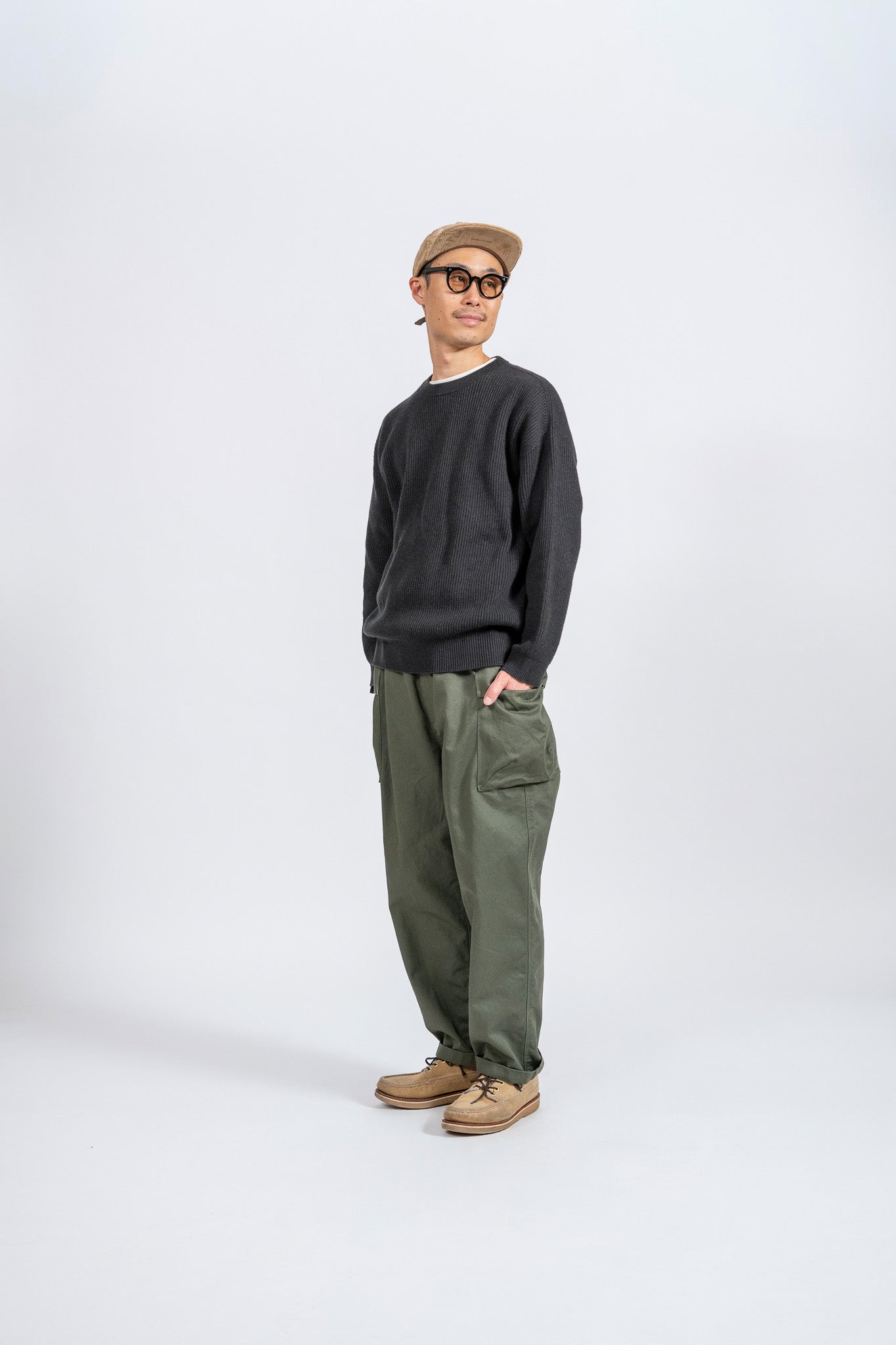 Military Easy Pants - KHK