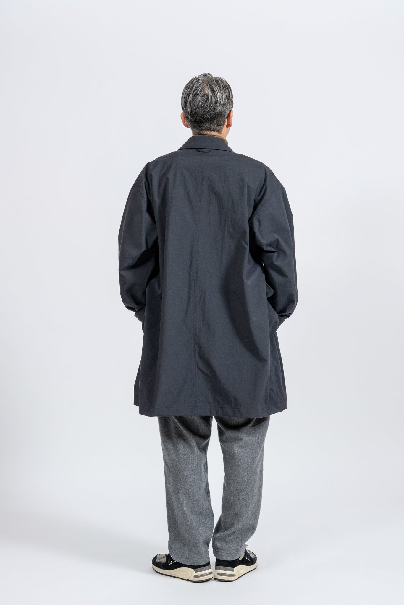 179cm / BLK / L ※着丈はモデル着用写真よりも+10cm長くなります