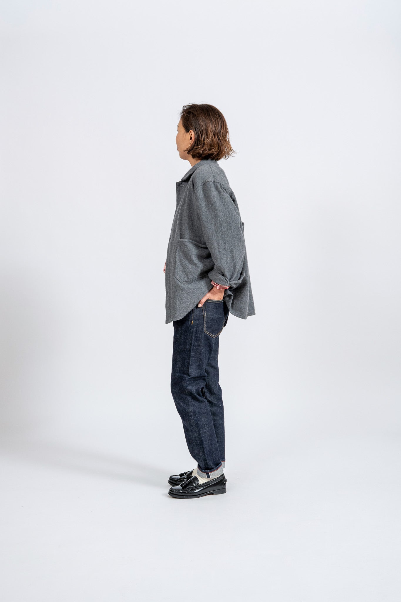 WOOL Work Jacket - GRY