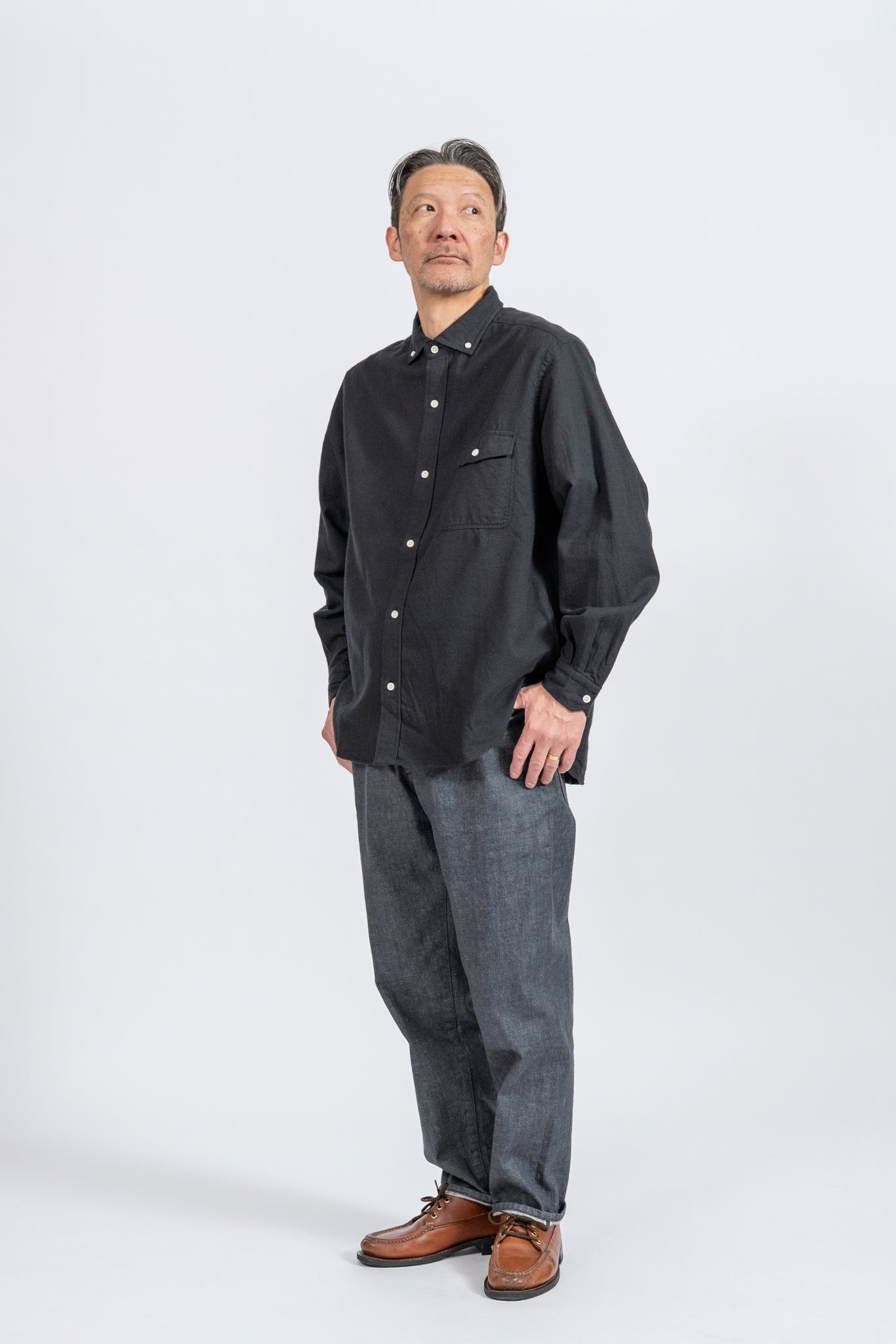 RIDE ON LOOSE DENIM - GRY