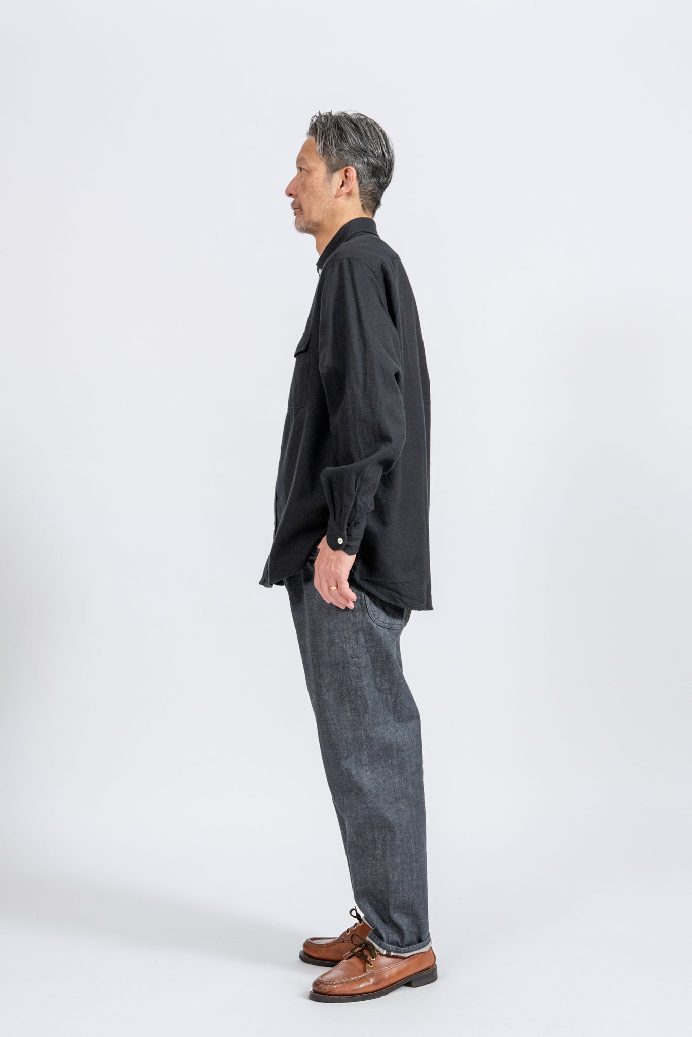 RIDE ON LOOSE DENIM - GRY