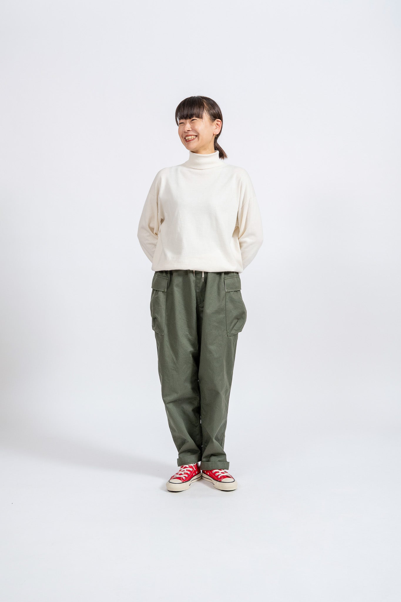 Cotton Turtleneck knit - IVR