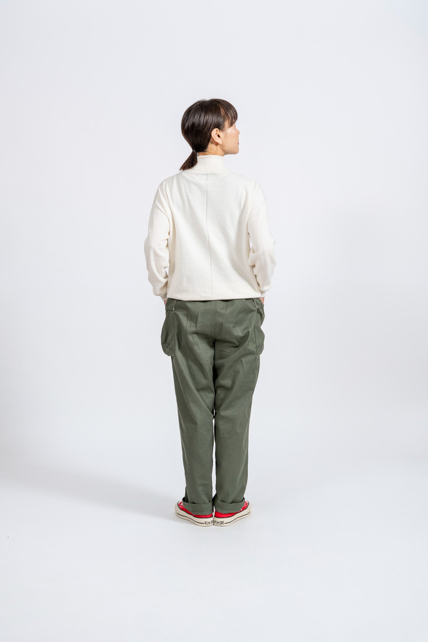 Cotton Turtleneck knit - IVR