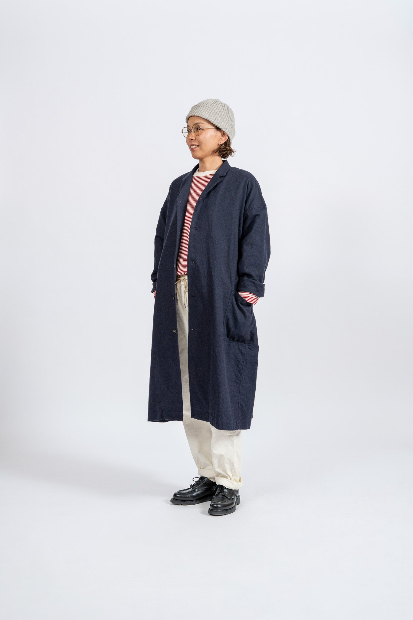 French Shop Coat -Viyella - NVY