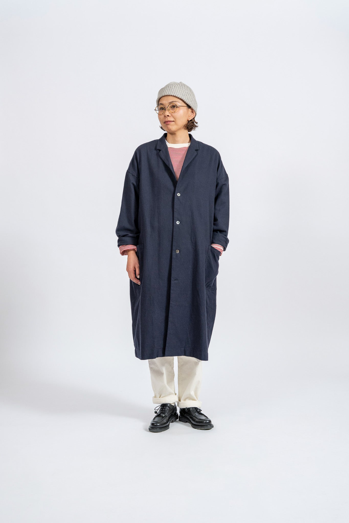 French Shop Coat -Viyella - NVY