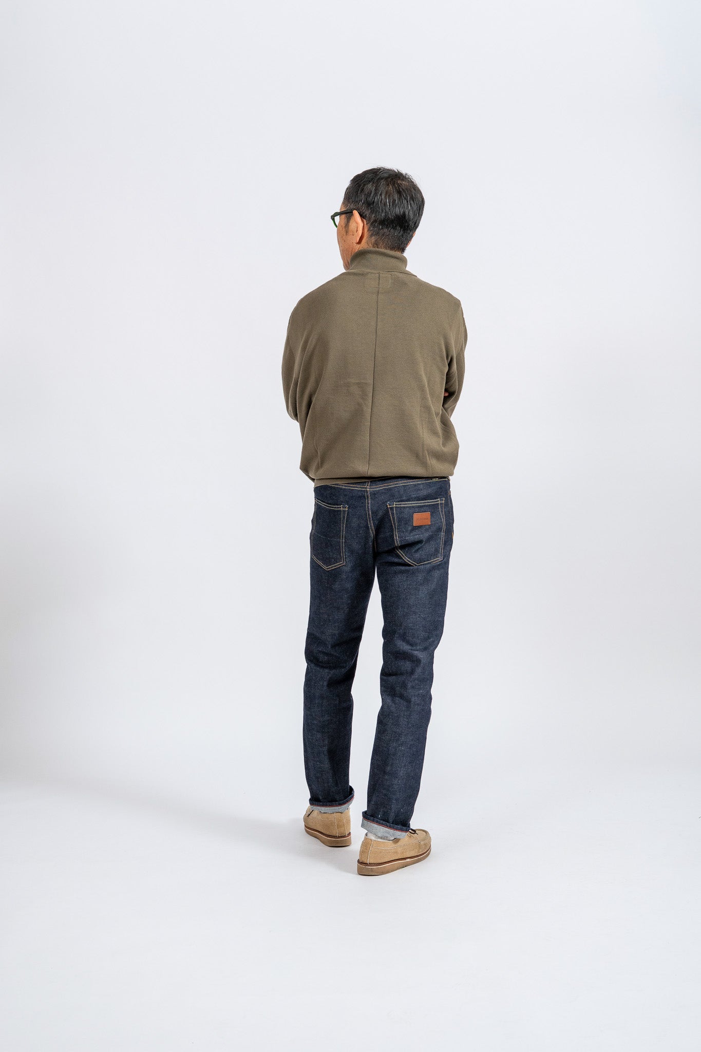 Cotton Turtleneck knit - KHK
