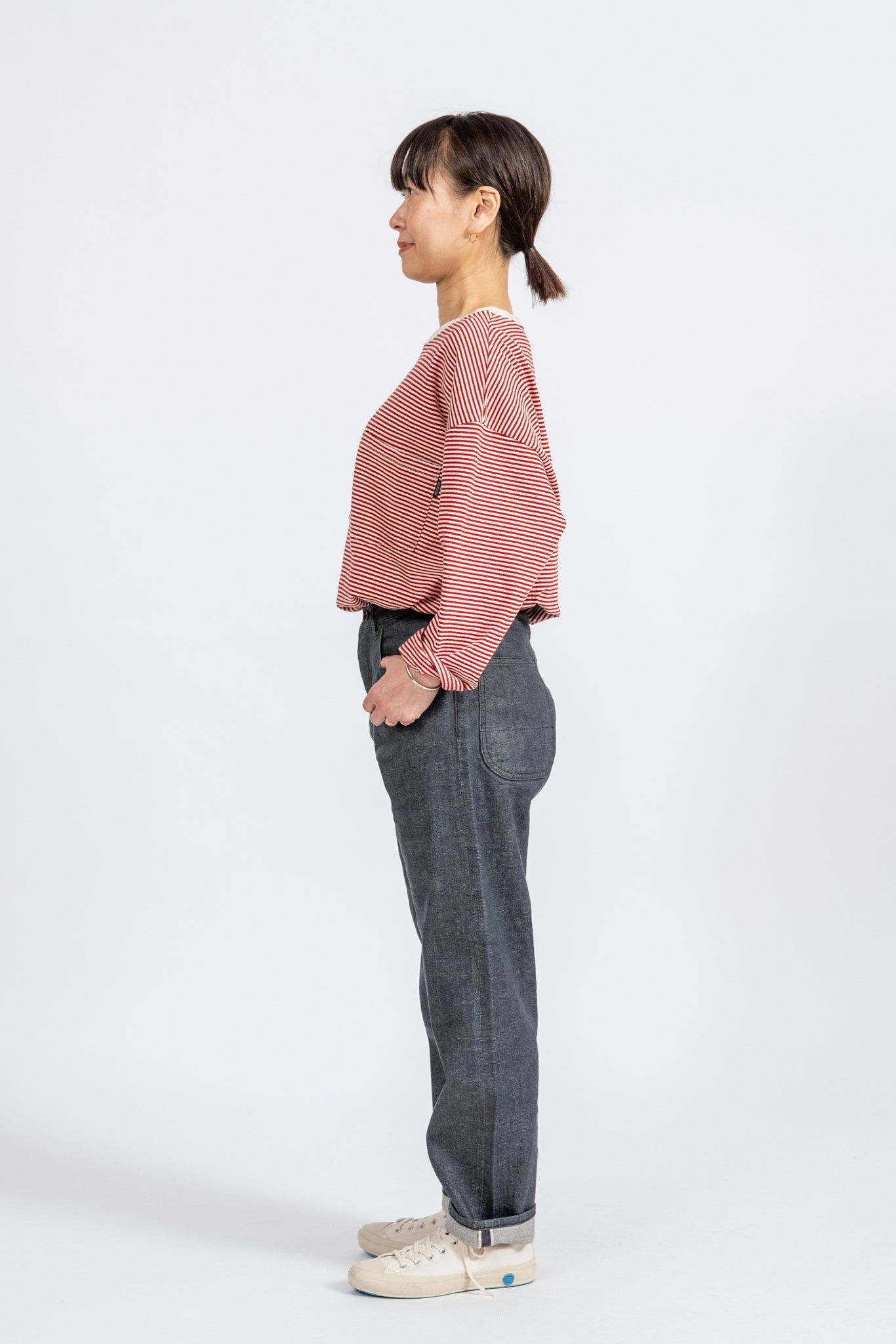 RIDE ON LOOSE DENIM - GRY