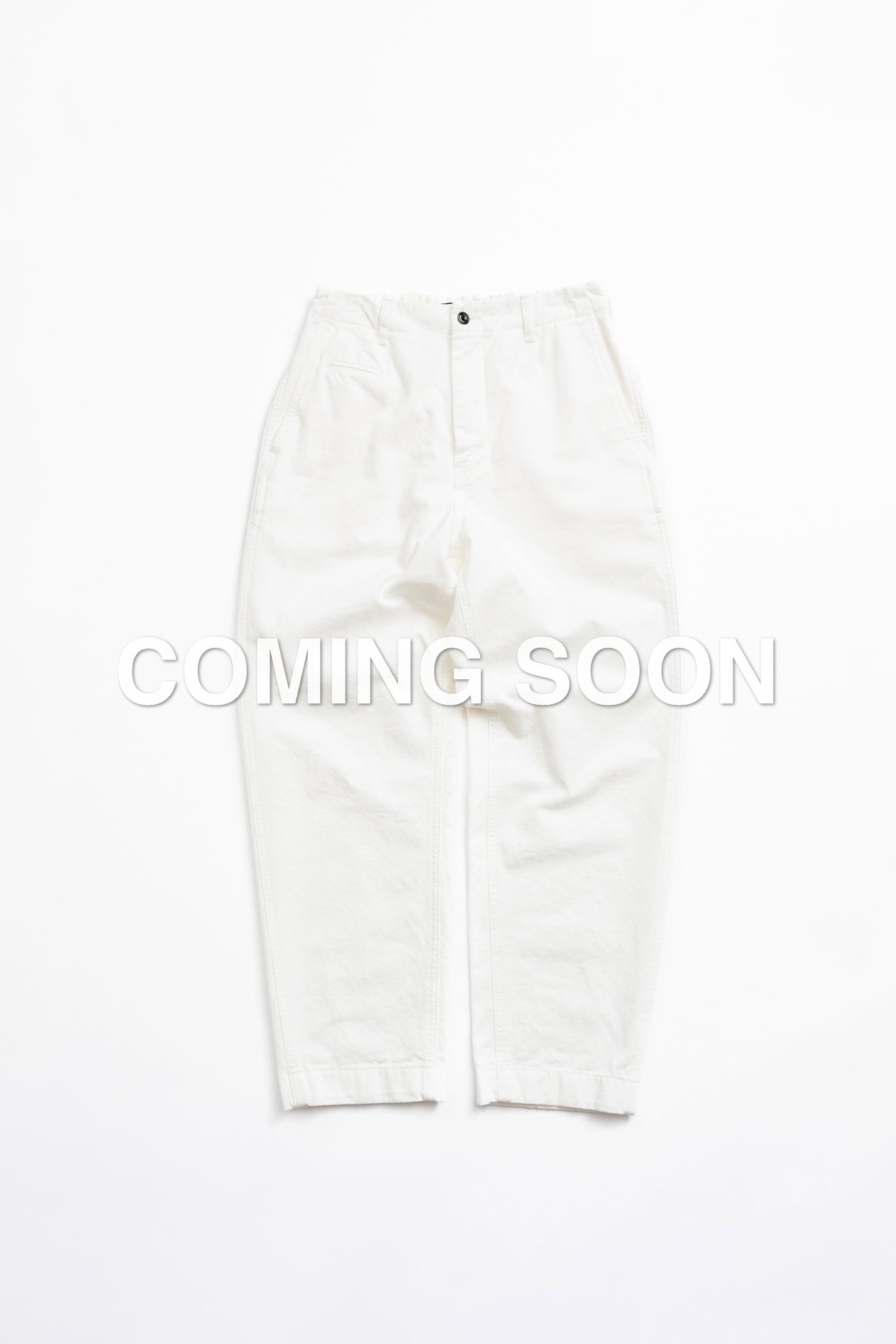Wide Chino Pants -FW - WHT