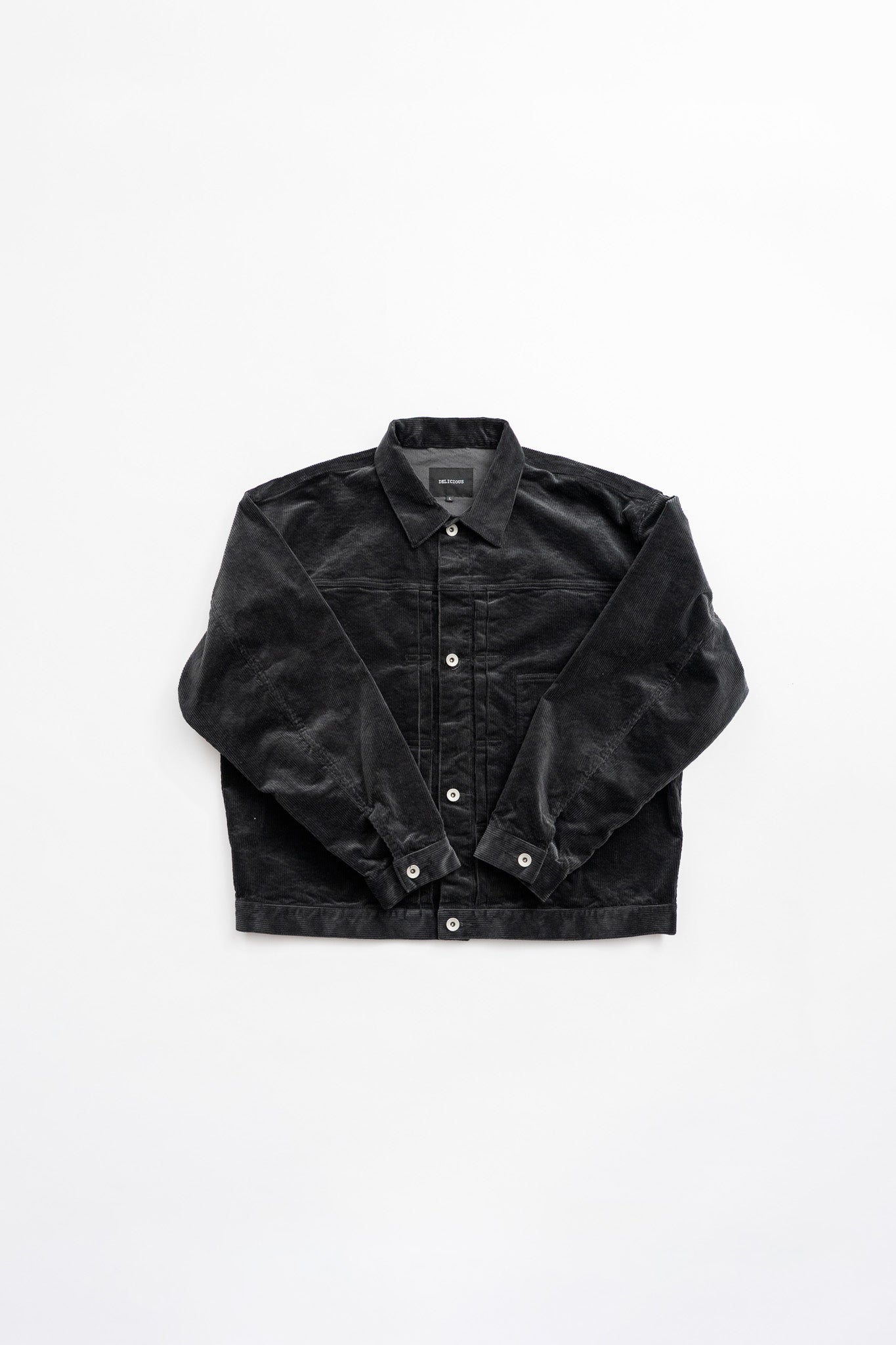 Corduroy 1st Jacket - BLK