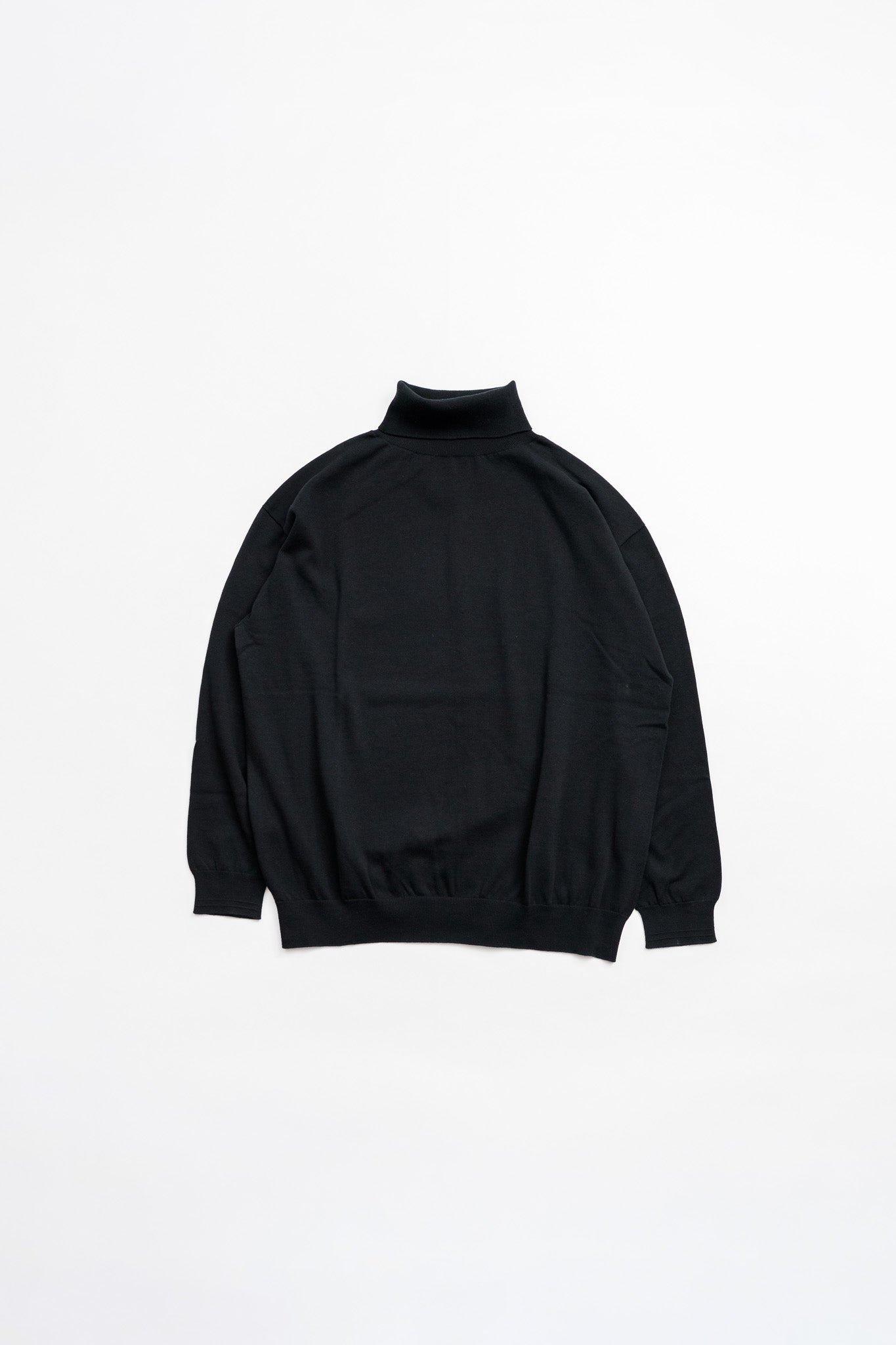 Cotton Turtleneck knit - BLK
