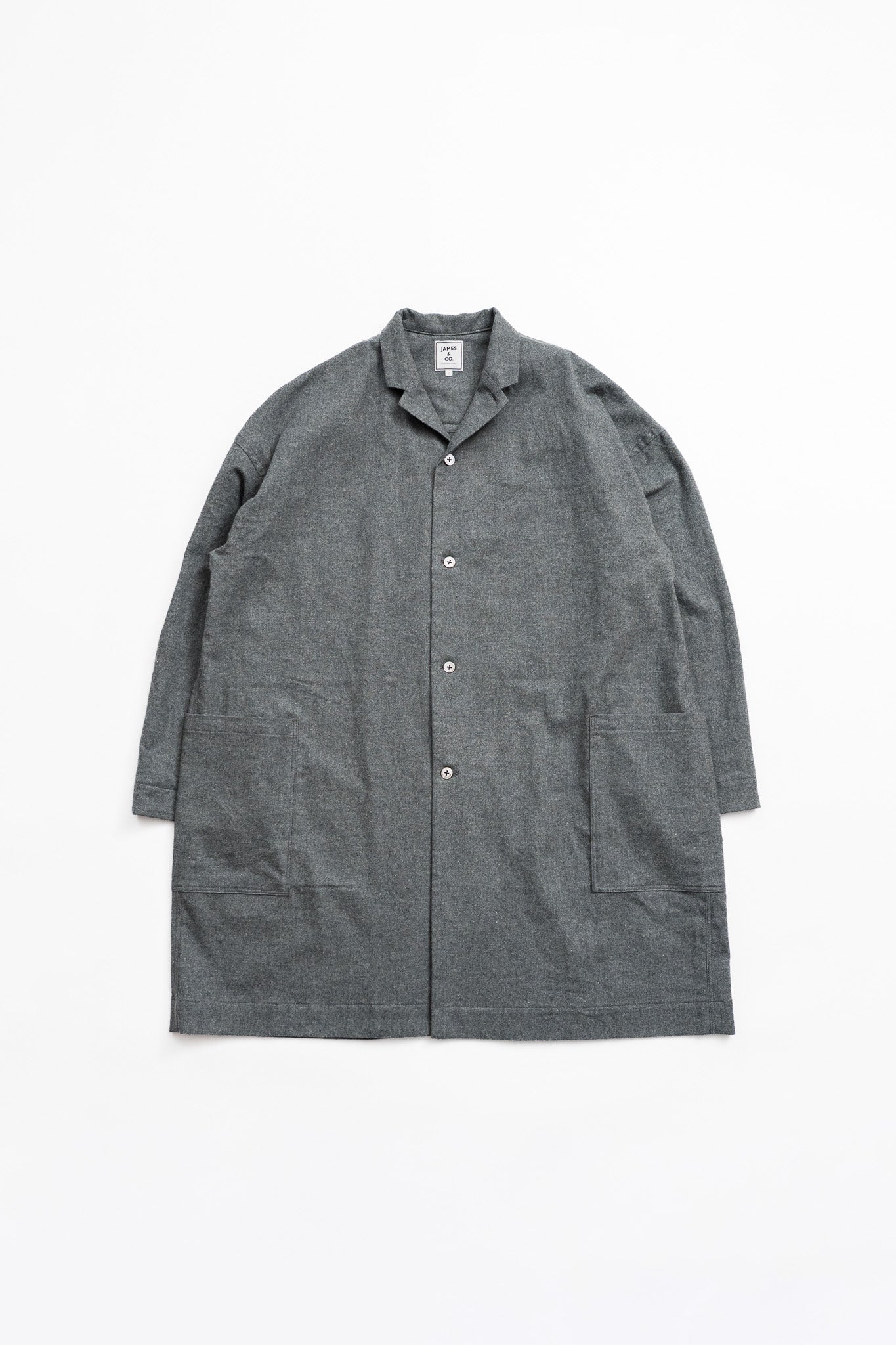 French Shop Coat -Viyella - GRY