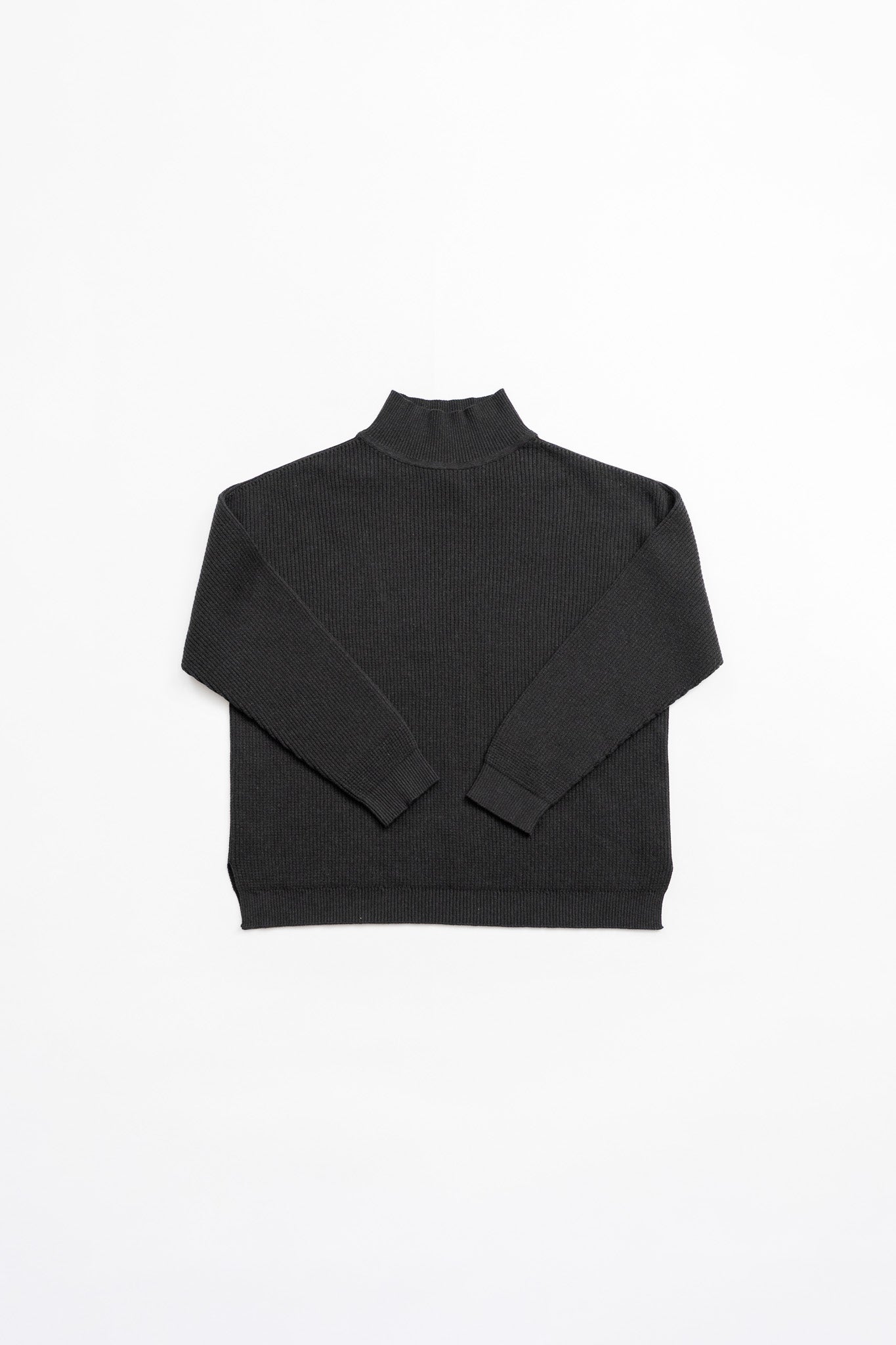 Cotton Rib High-Neck knit - CHR