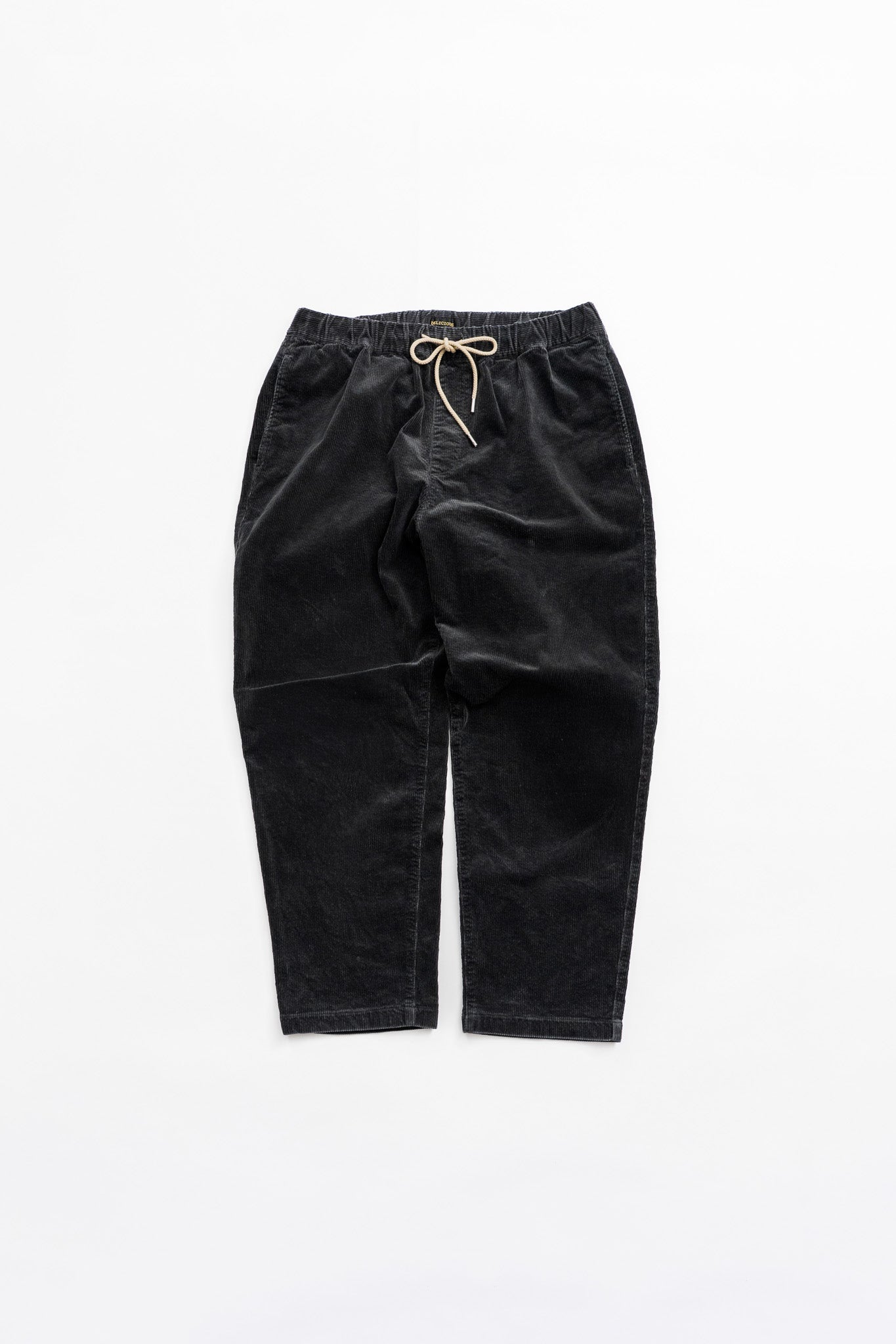 Corduroy Easy Pants - BLK
