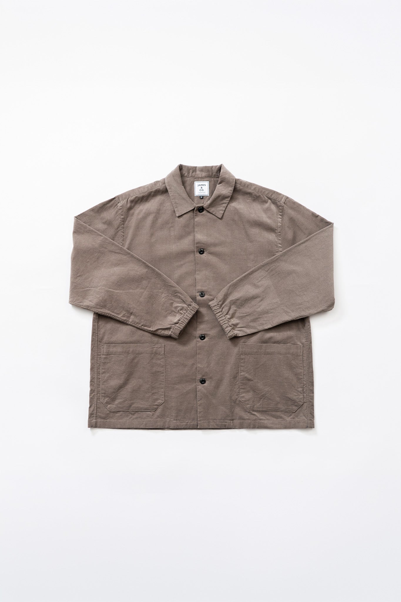 Corduroy Shirt Blouson - GRY