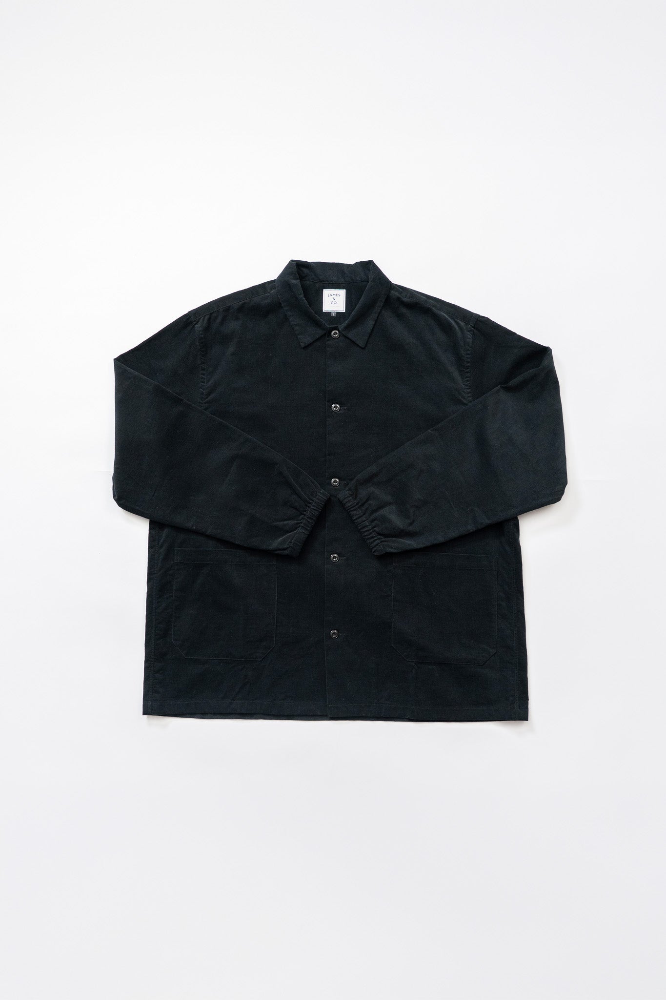 Corduroy Shirt Blouson - BLK