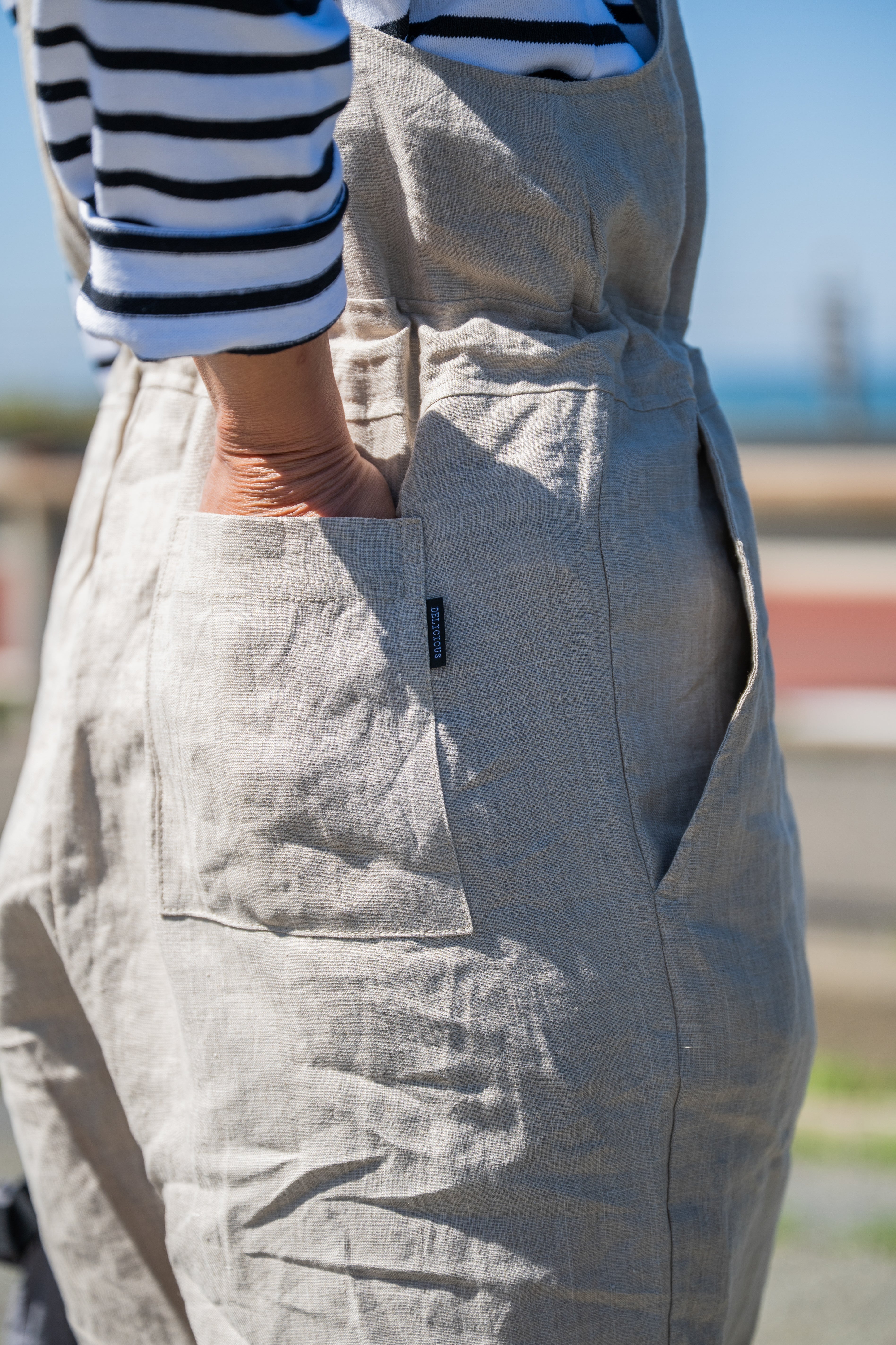 Salopette  French linen