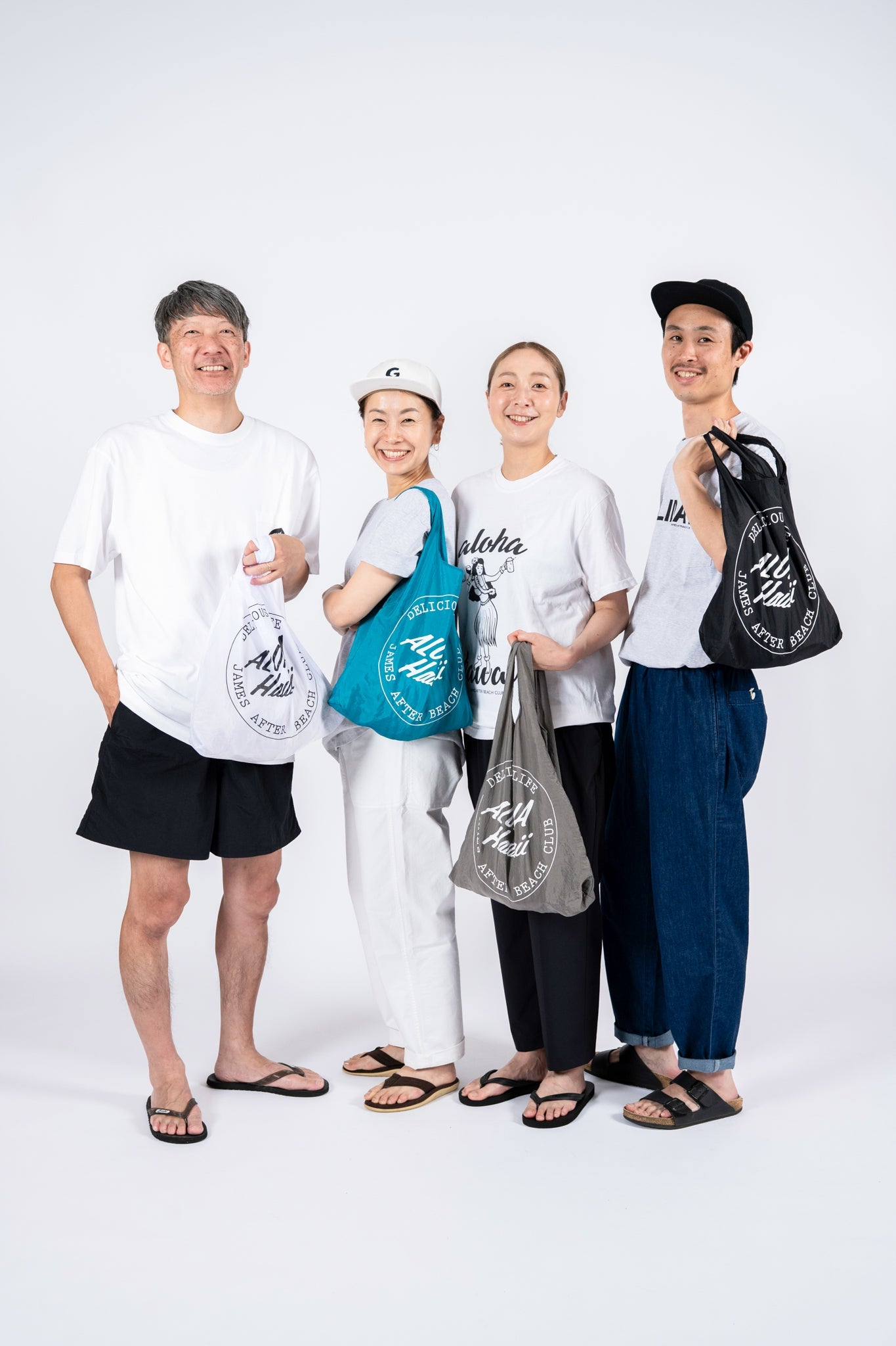 ALOHA HAWAII ECO BAG - BLK