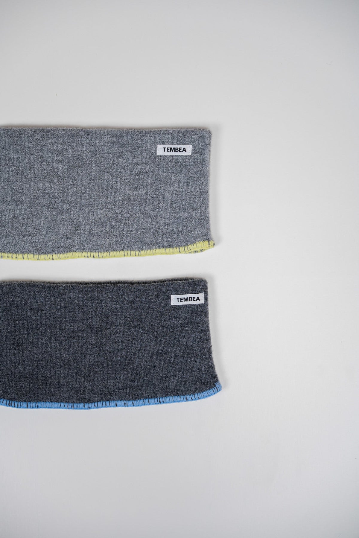 NECK WARMER - L-GRY/LEMON