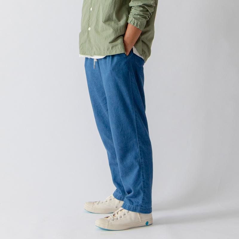 Light Denim Easy Pants