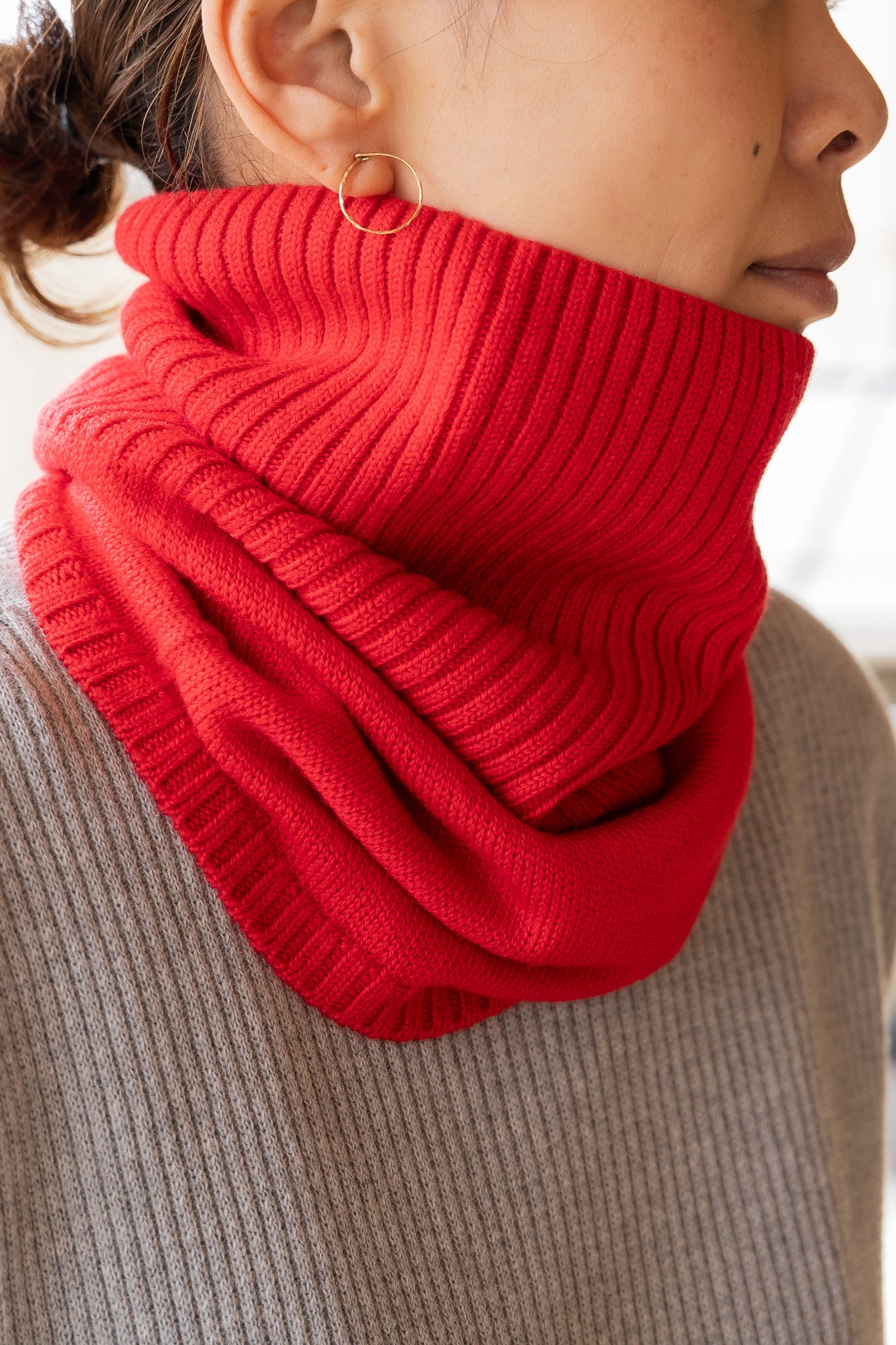 EXTRA FINE MERINO SEAMLESS SNOOD