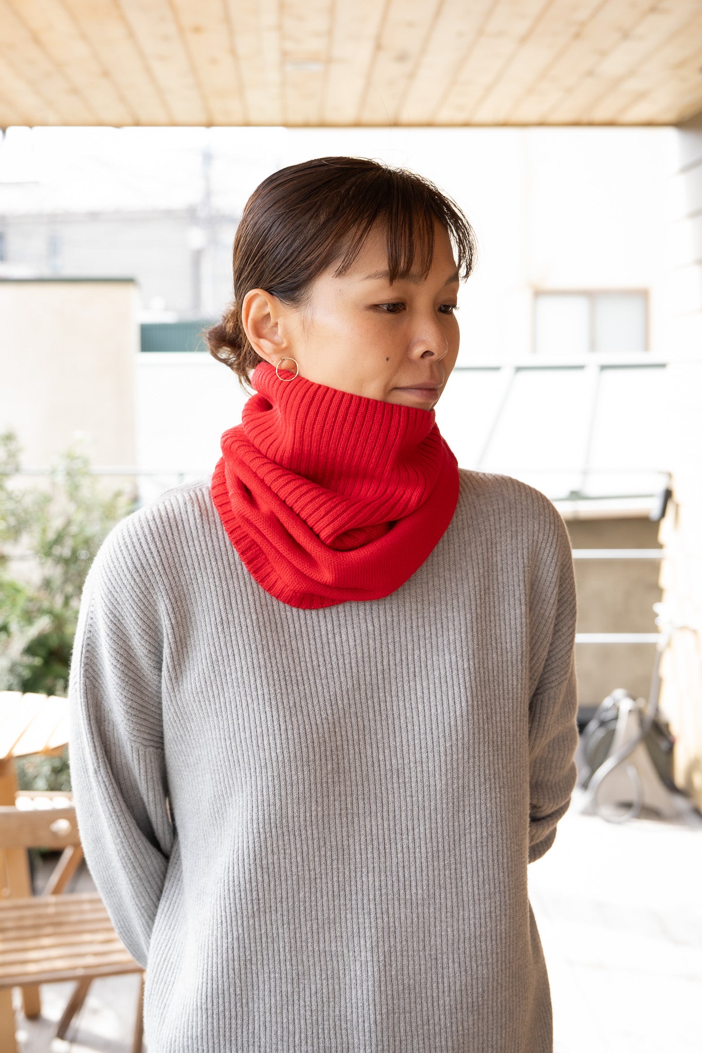 EXTRA FINE MERINO SEAMLESS SNOOD