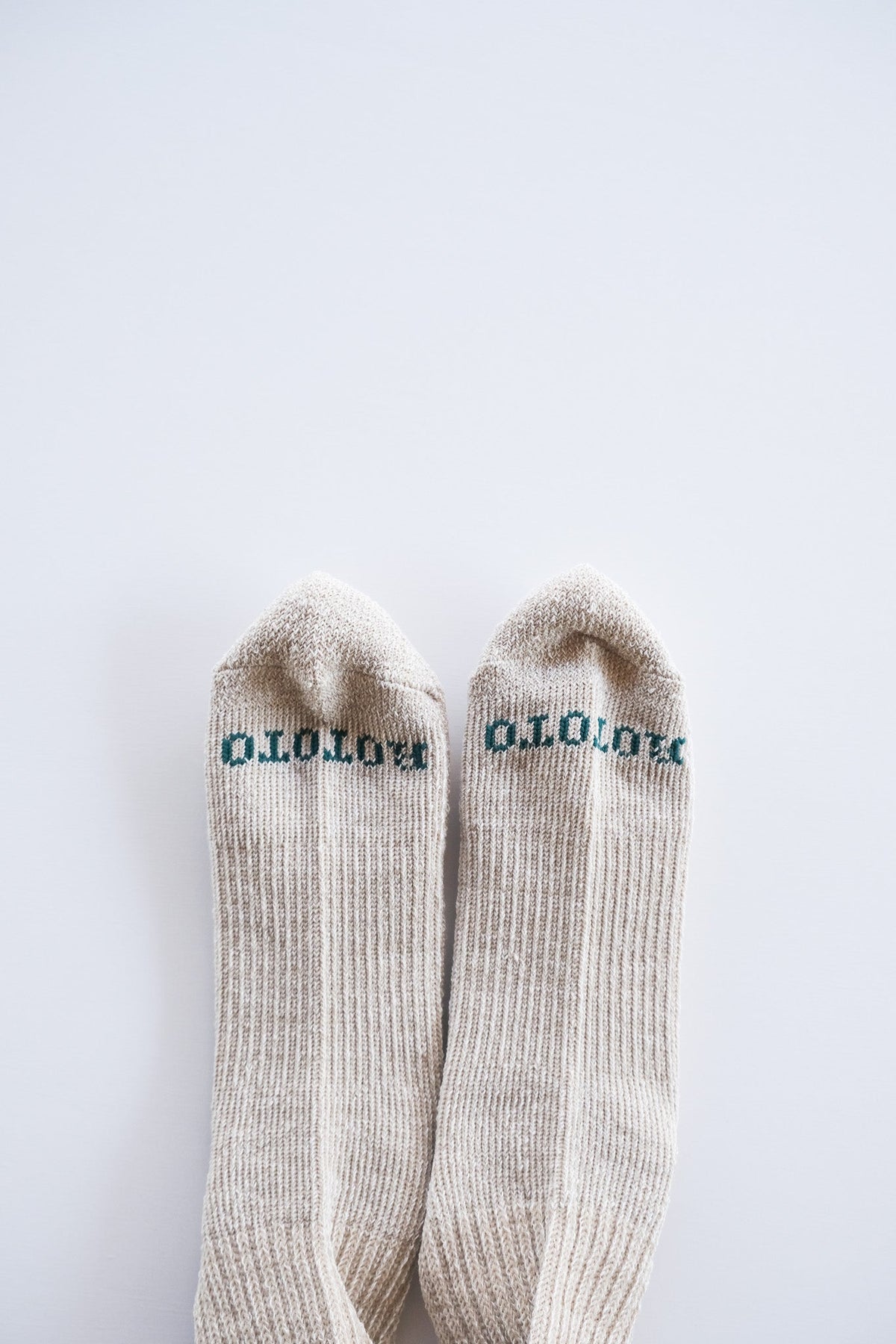 HEMP/ORGANIC COTTON PILE ANKLE SOCKS - BEG