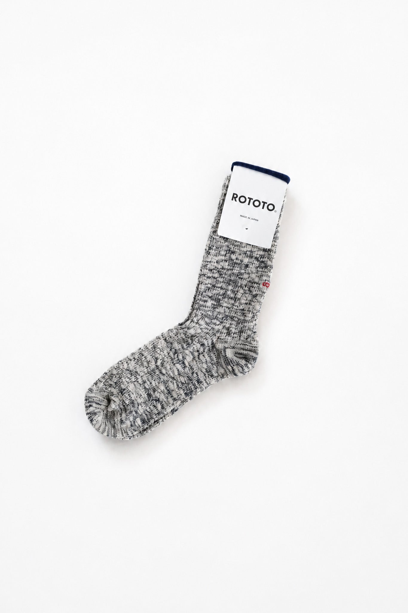 ORGANIC COTTON SLUB CREW SOCKS