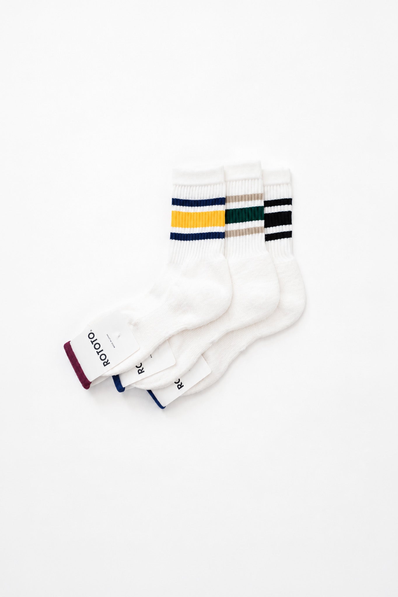 【 ROTOTO 】 WASHI CUSHION CREW SOCKS