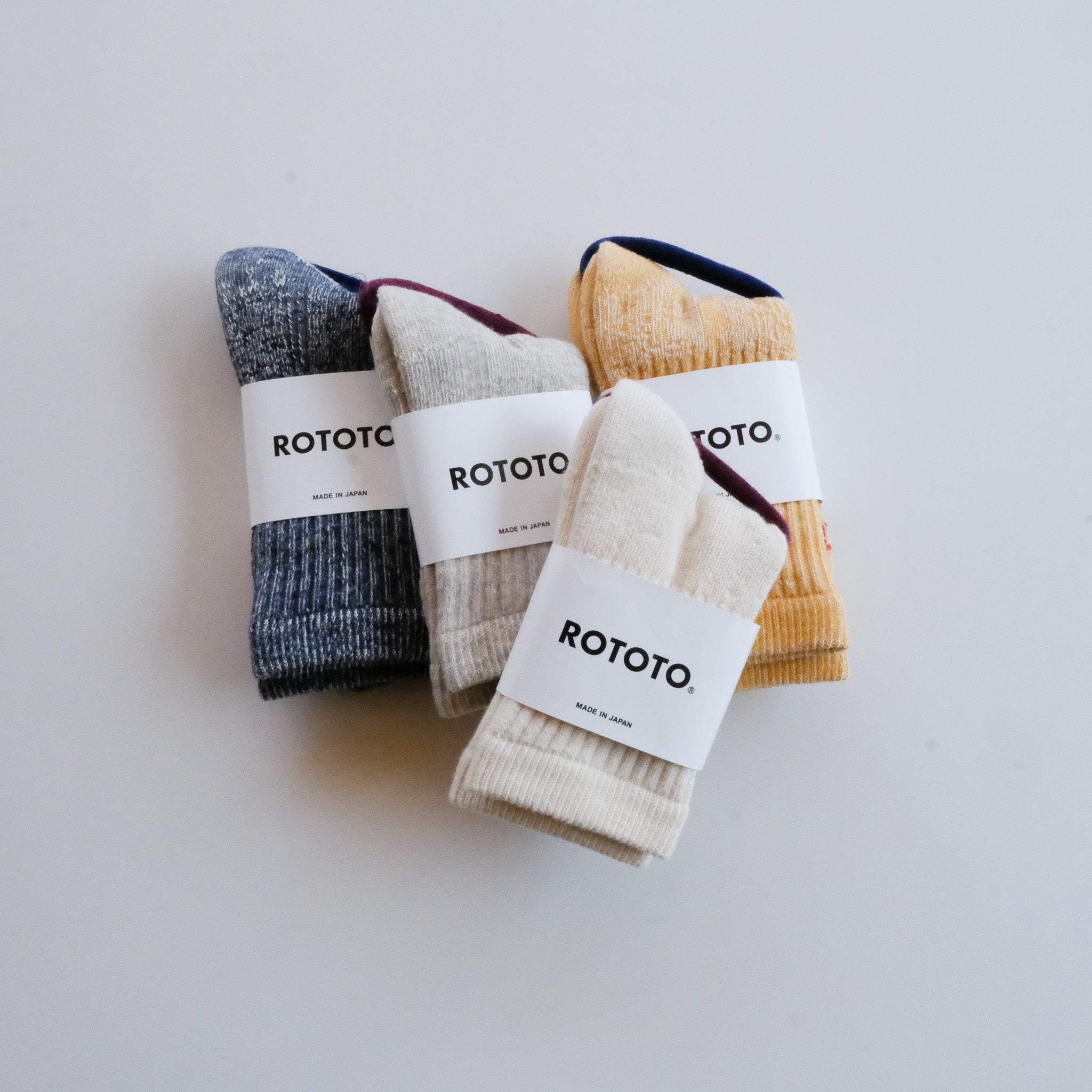 【 ROTOTO 】  DOUBLE FACE MINI SOCKS