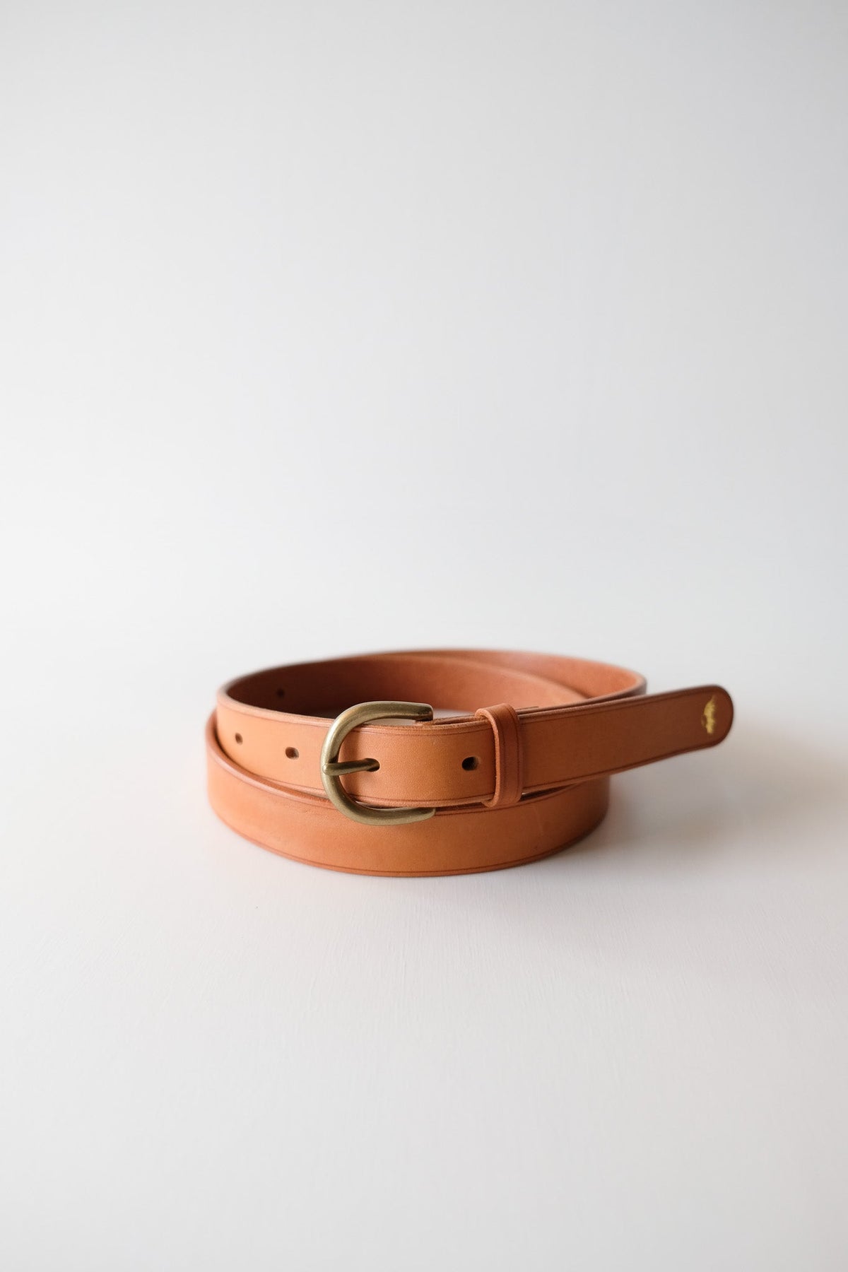 bow buckle belt - BRN