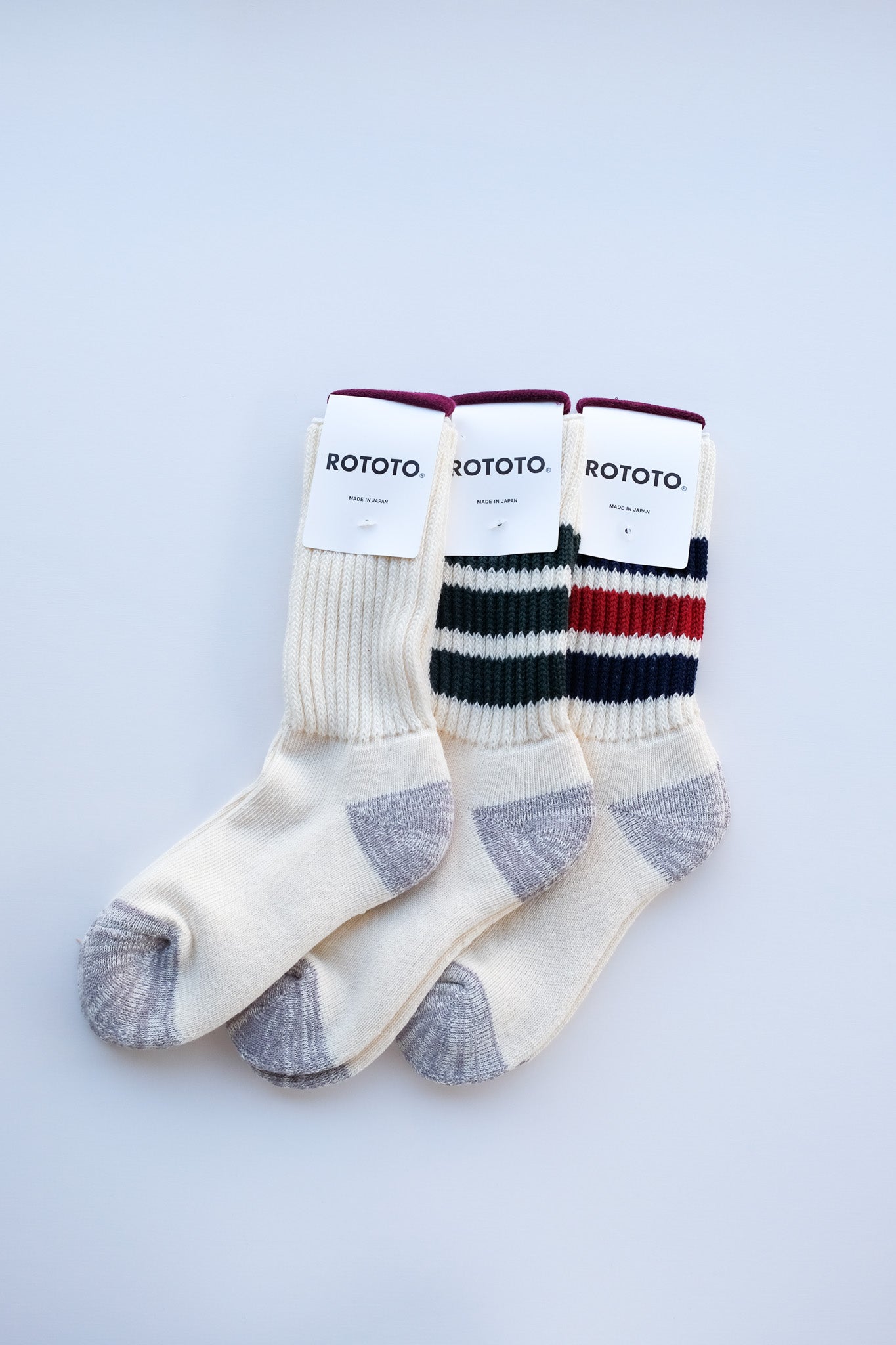 COARSE RIBBED OLDSCHOOL CREW SOCKS
