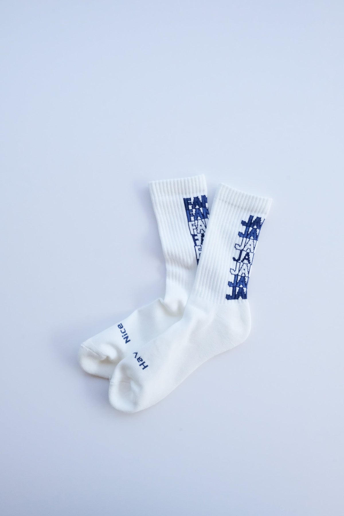 ” JAMES FAMILY ” Socks - WHT