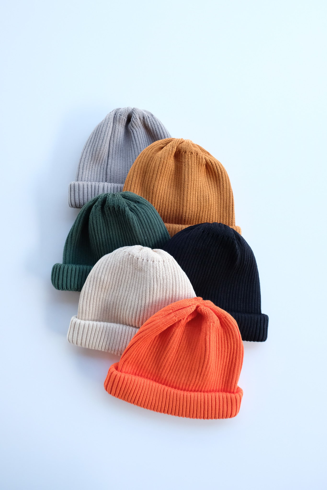 COTTON ROLL UP BEANIE